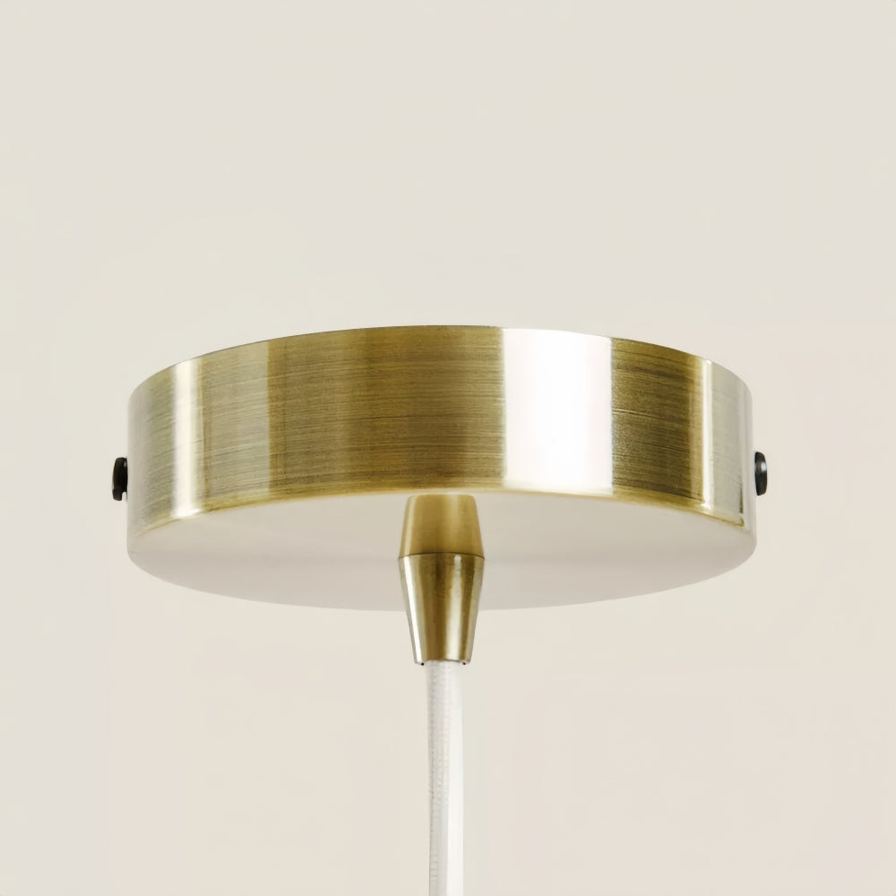 Rice Paper Pendant Light - Minimalist Petal Shade for Dining Room