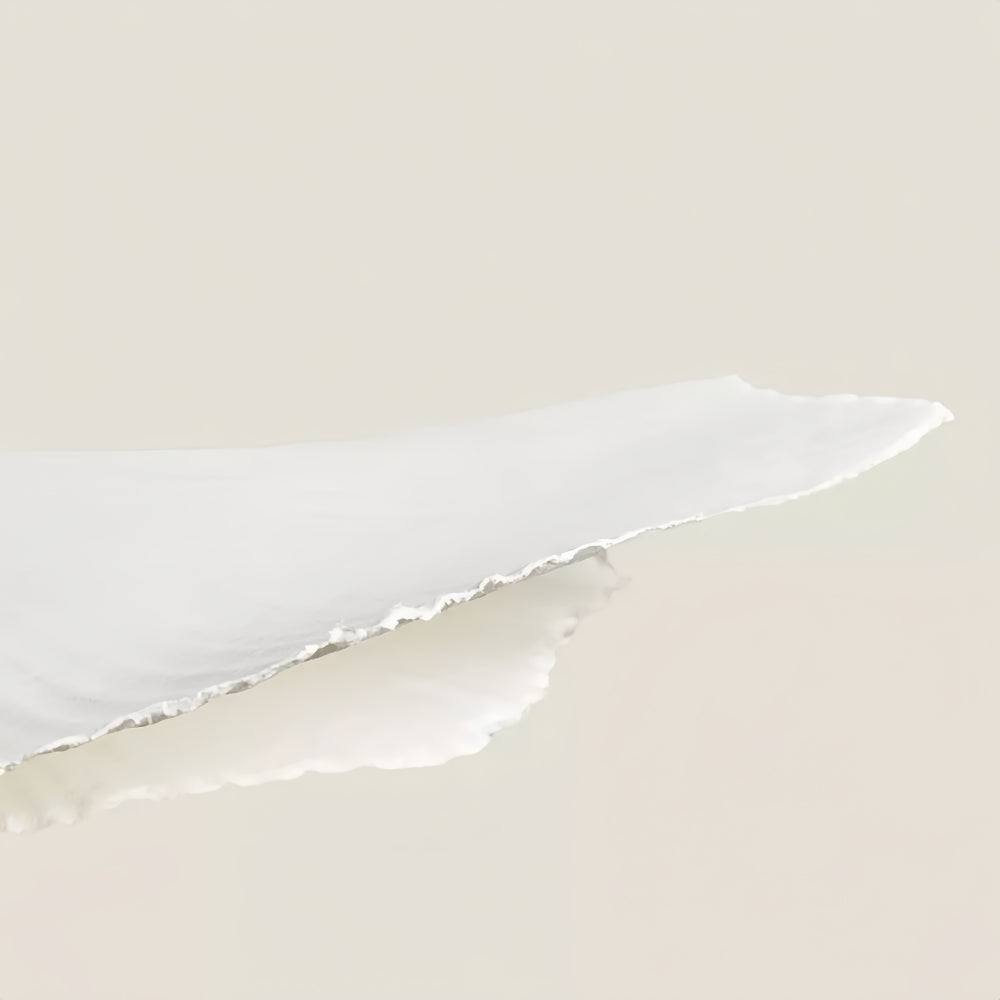 Rice Paper Pendant Light - Minimalist Petal Shade for Dining Room