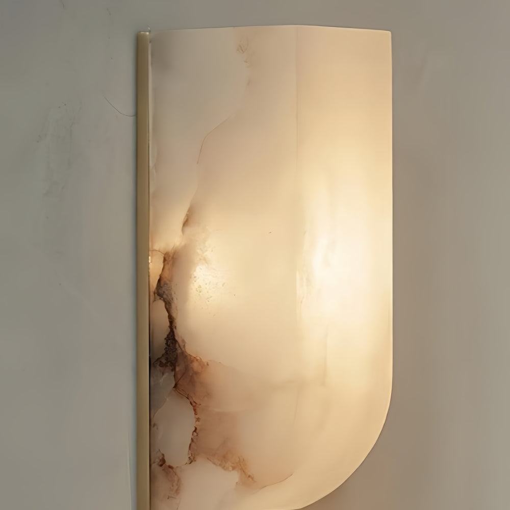 Alabaster Wall Sconce - Premium Stone Wall Light