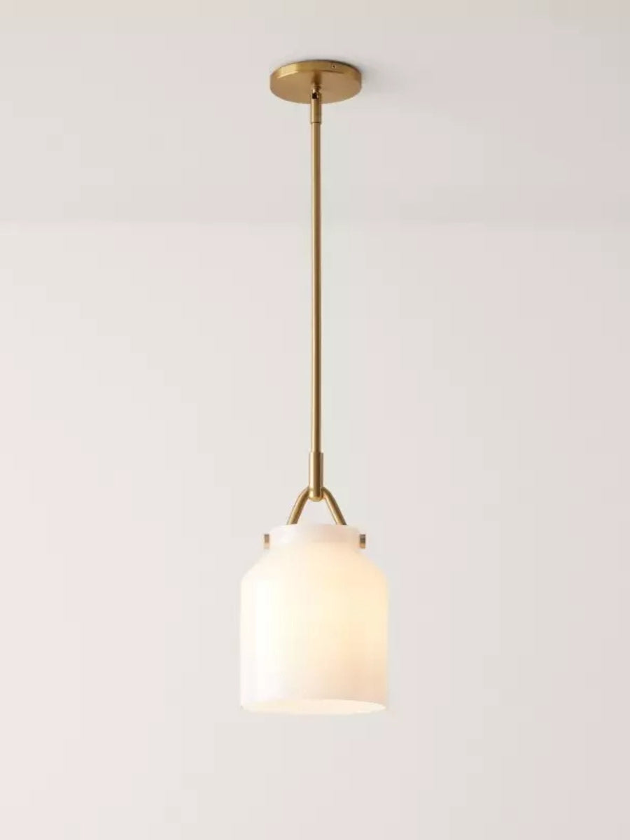 Minimalist Morandi Metal Pendant Light - Soft and Subtle Charm
