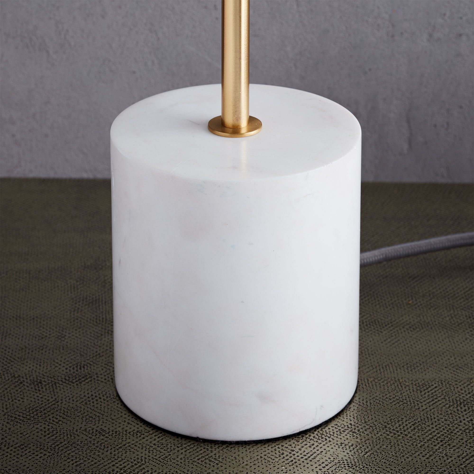 Sphere Alessora Table Lamp - Modern Marble Metal Desk Light