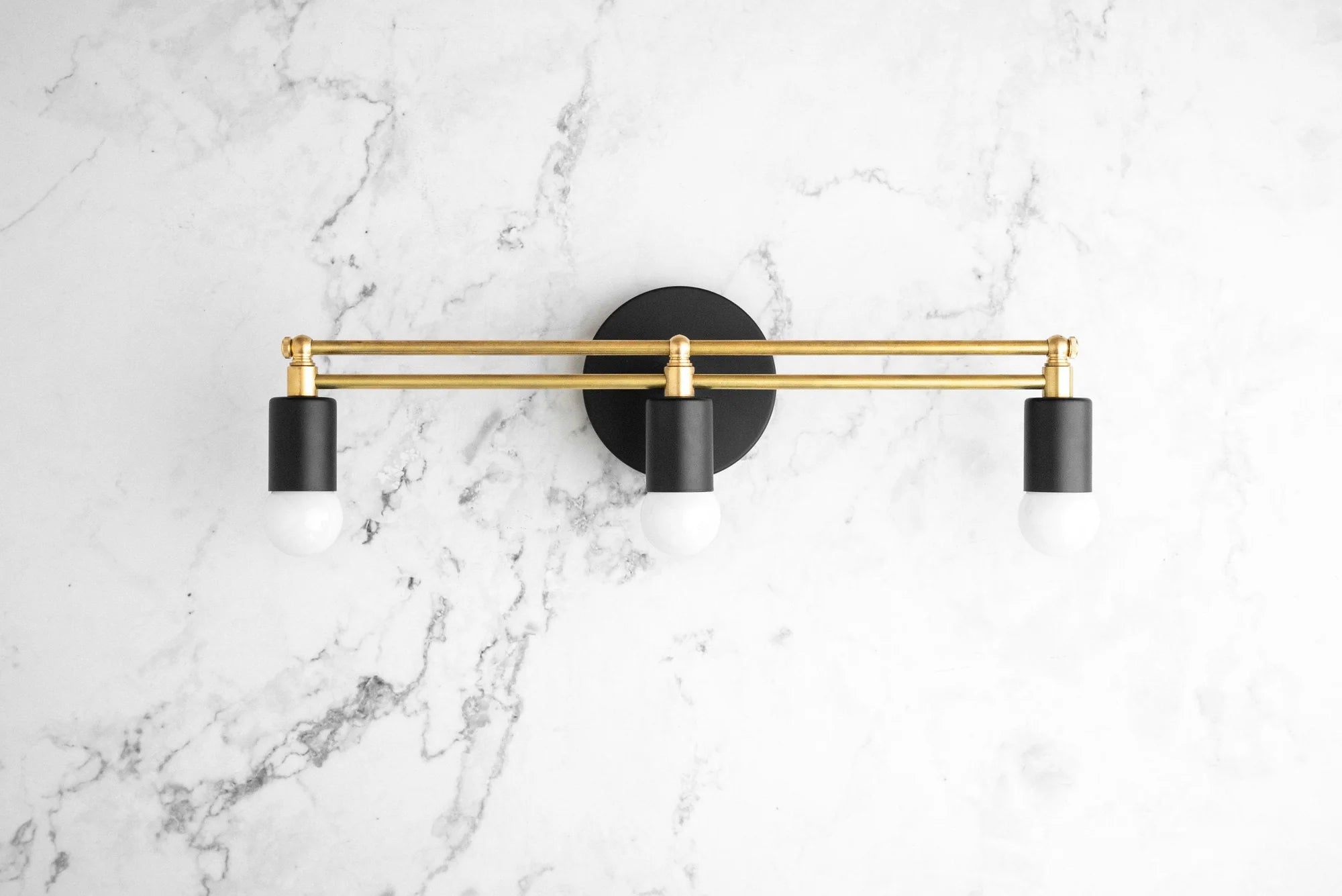 Mobilux Line Modern Vanity Light - Bathroom Wall Fixture in Art Deco Style