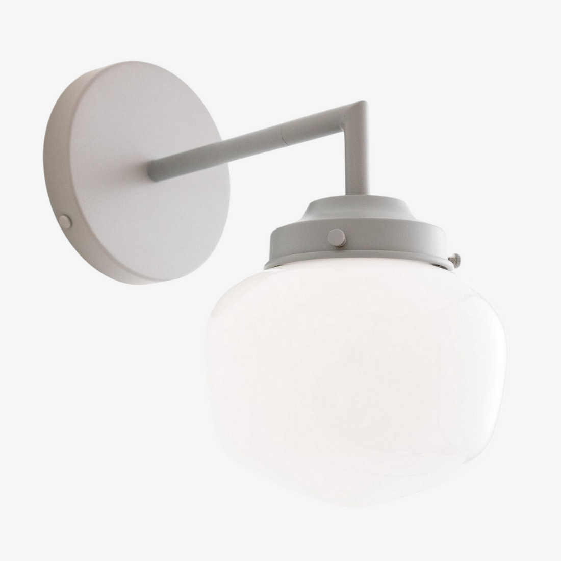 Opalume Glass Vanity Light - Vintage Inspired Bathroom Wall Lighting