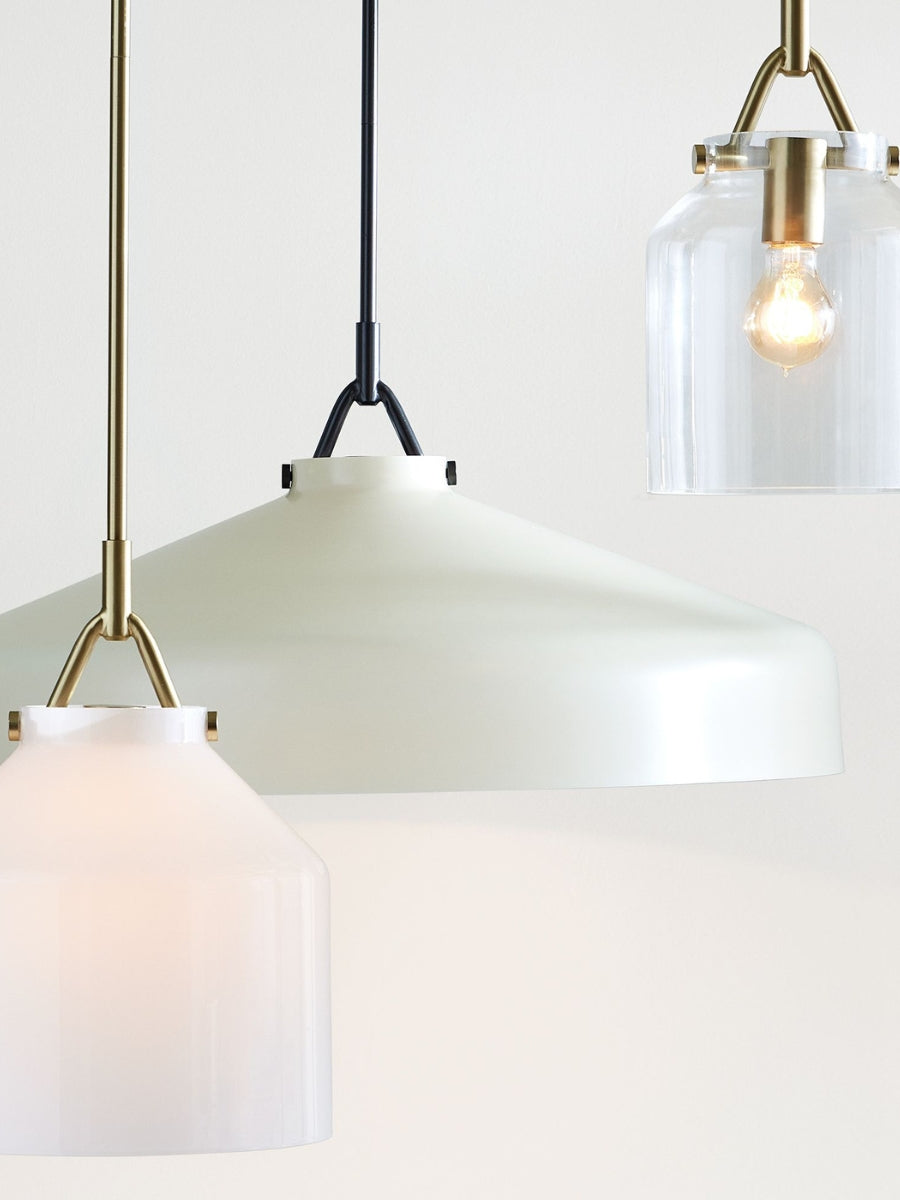 Minimalist Morandi Metal Pendant Light - Soft and Subtle Charm
