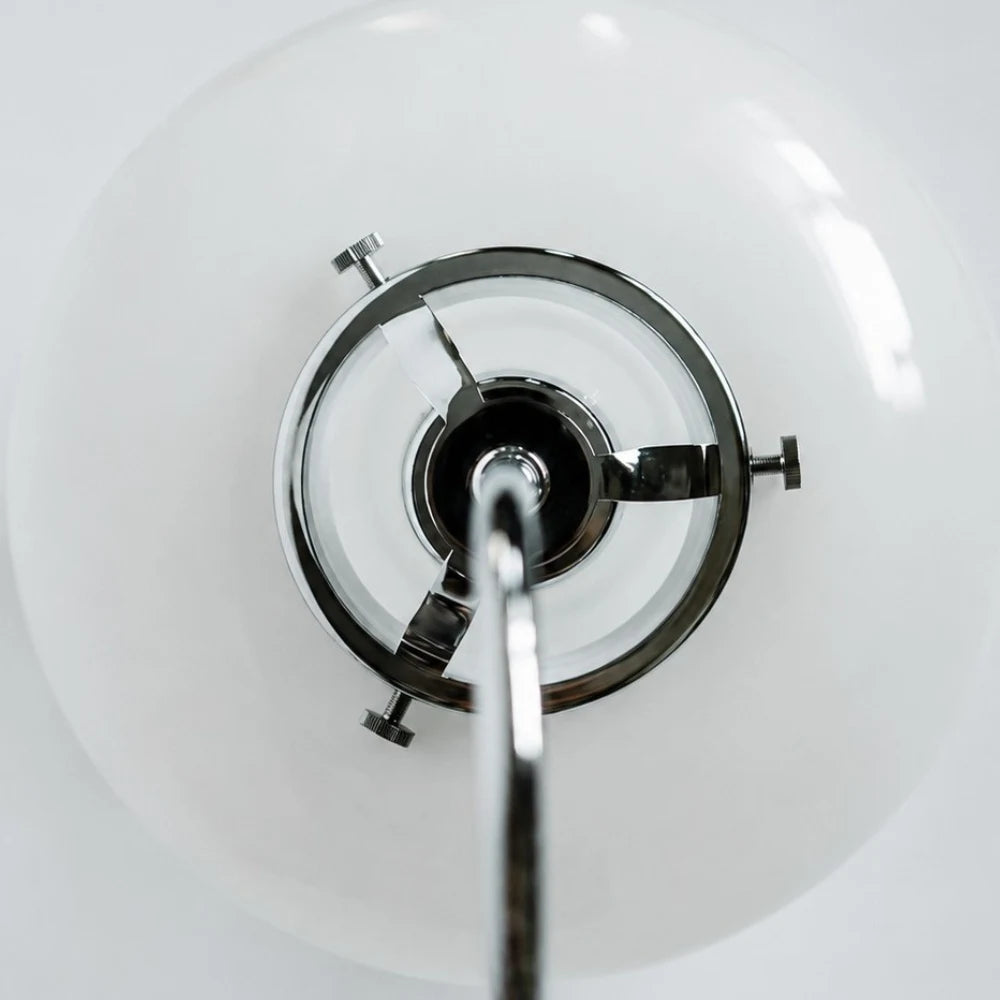 Vintage Opal Glass Wall Sconce