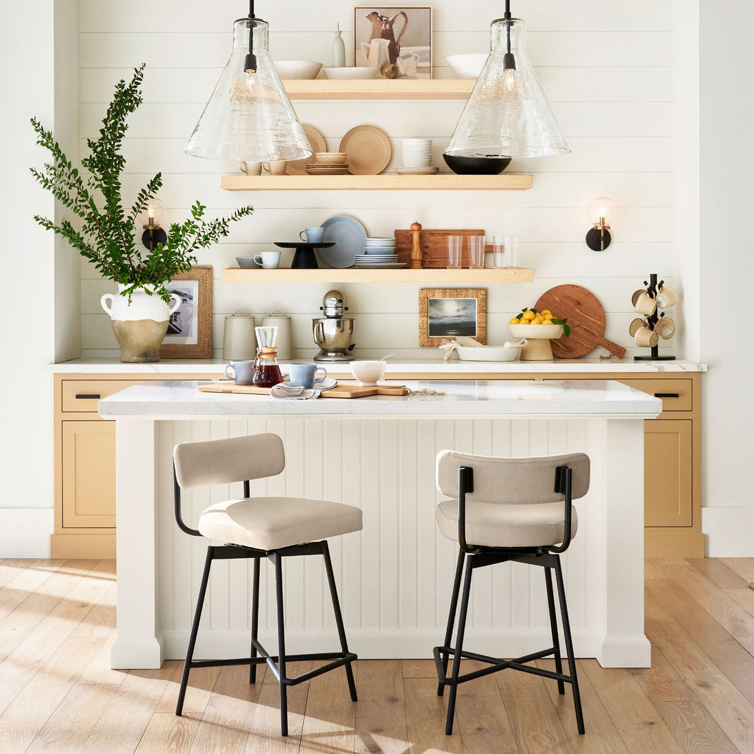 Collection de suspensions en verre recyclé Glavira - Éclairage de cuisine moderne