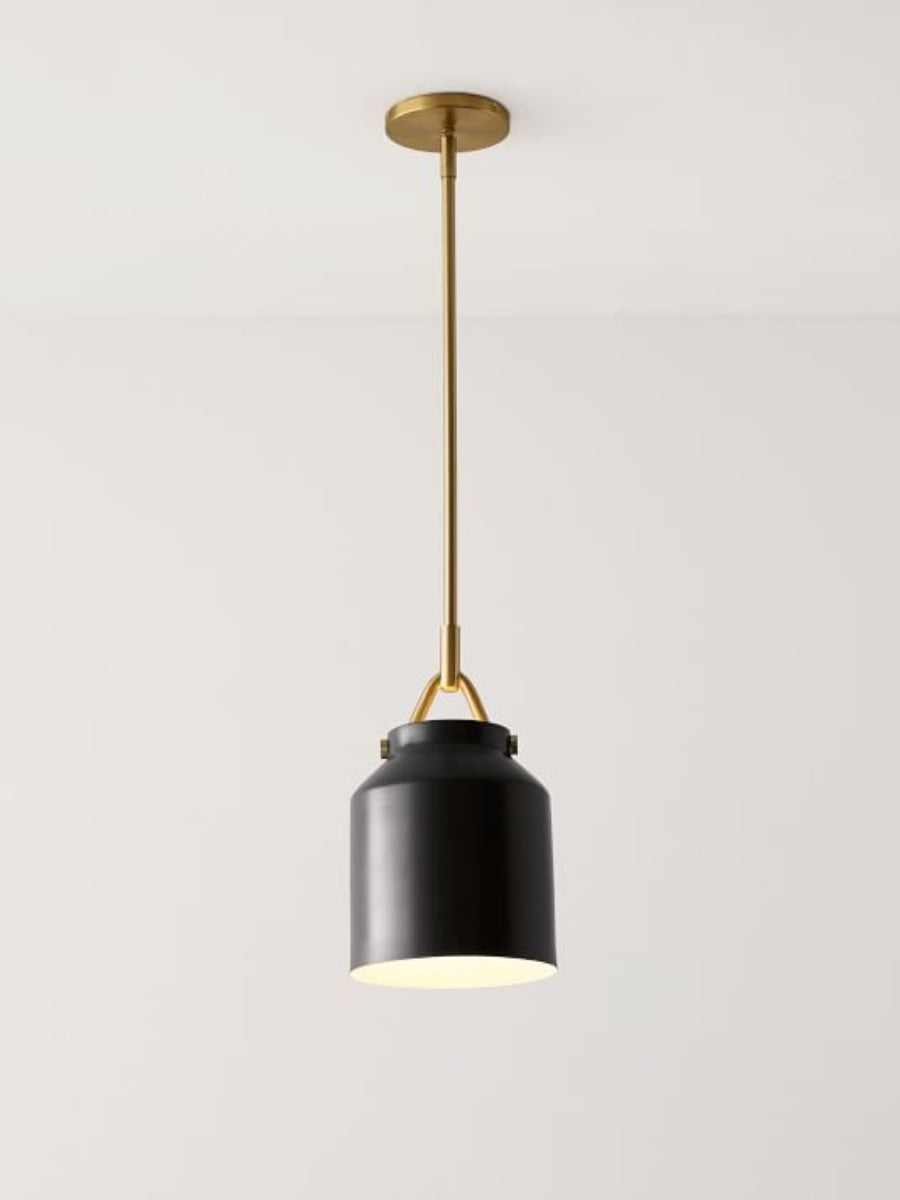 Minimalist Morandi Metal Pendant Light - Soft and Subtle Charm
