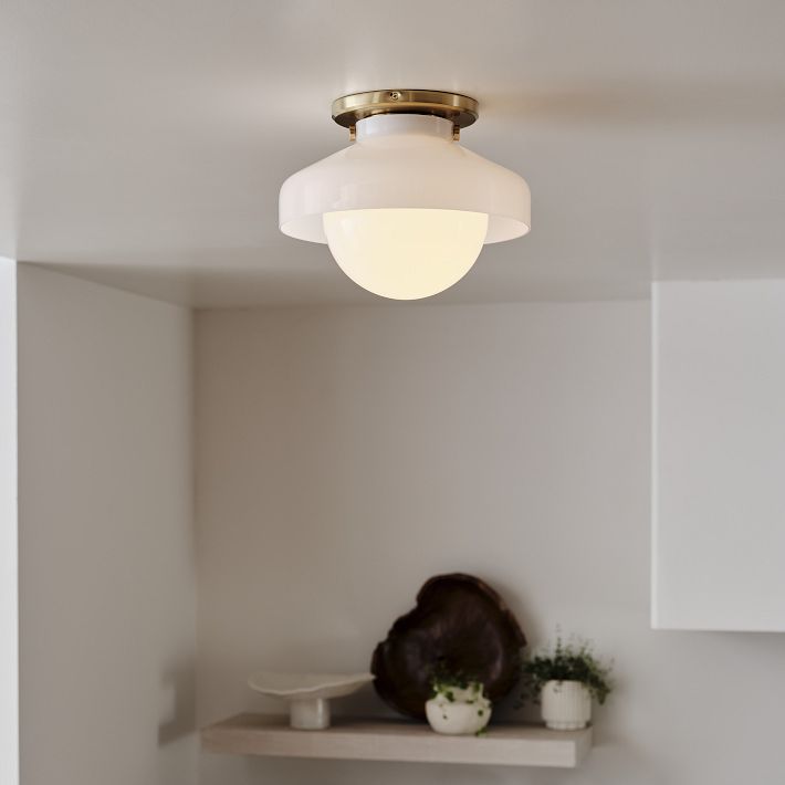 Hanton Modern Flush Mount Ceiling Light - Metal Minimalist Fixture for Home