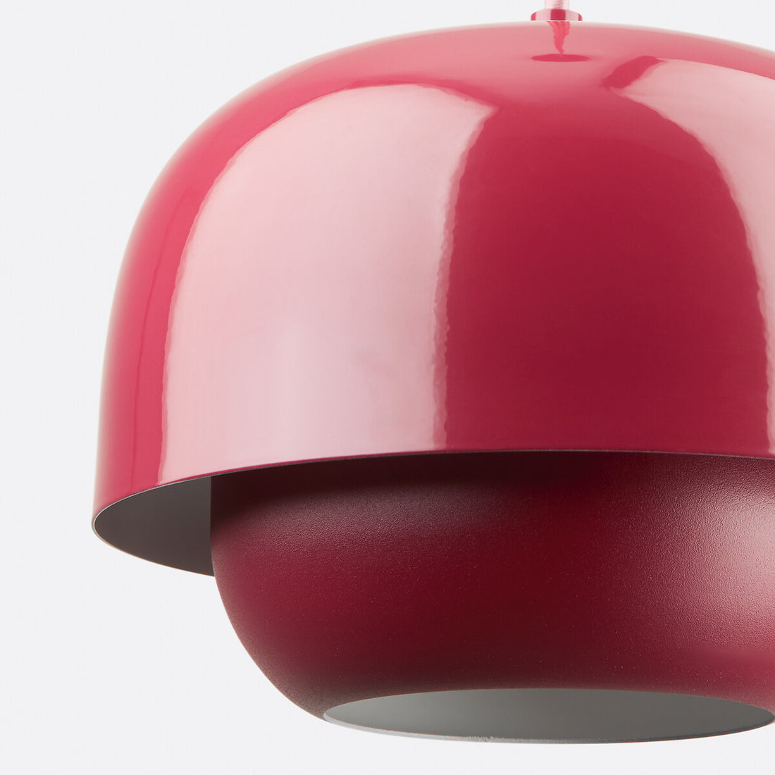 Clinco Retro-Modern Metal Pendant - Dual Shade Dome Light