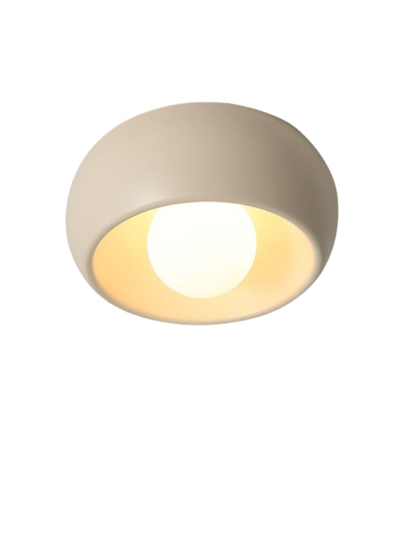 Plafonnier moderne en métal et verre, couleur noyer, pour l'éclairage intérieur