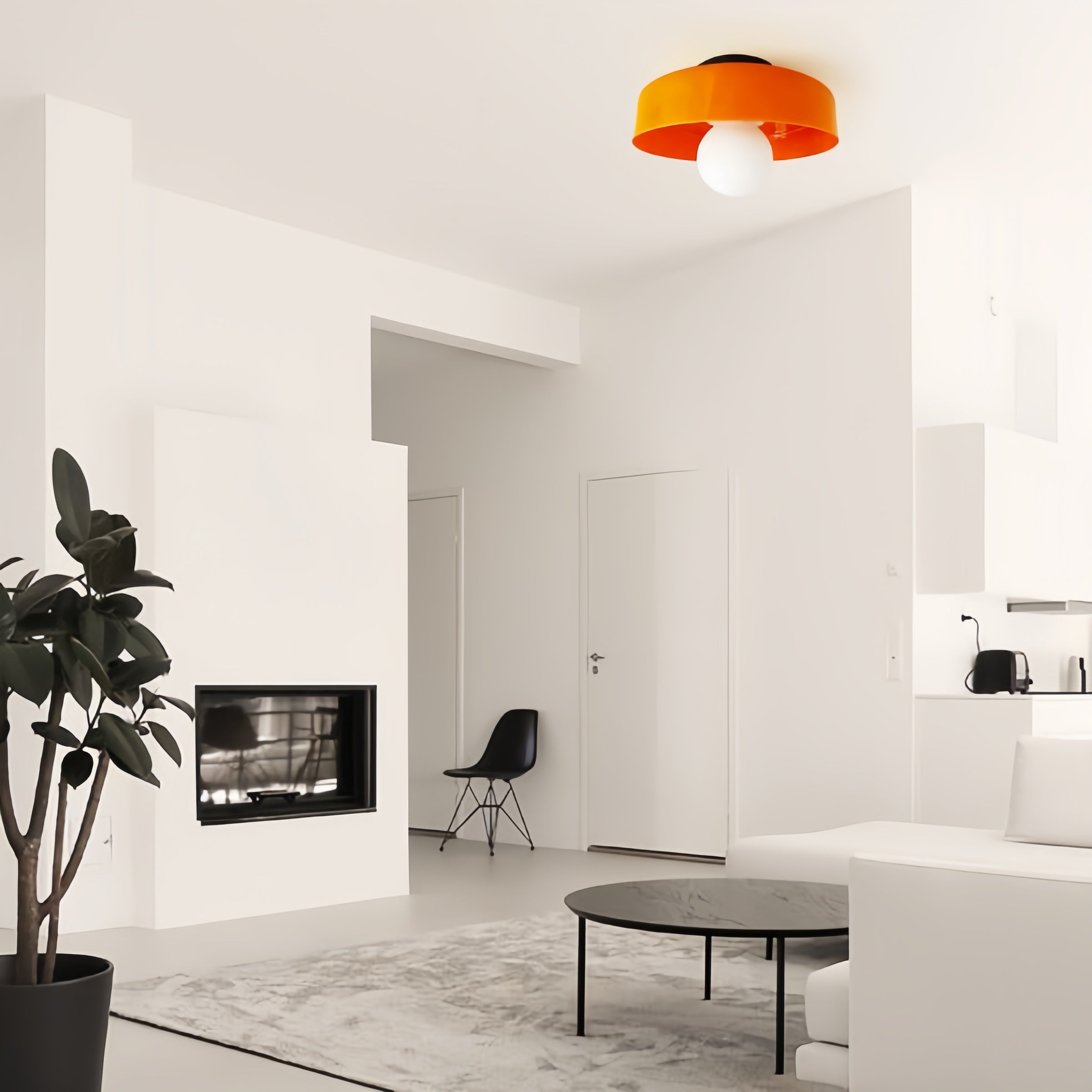 Morandic Disc Orb Wall/Ceiling Lamp – Modern Morandic Sconce