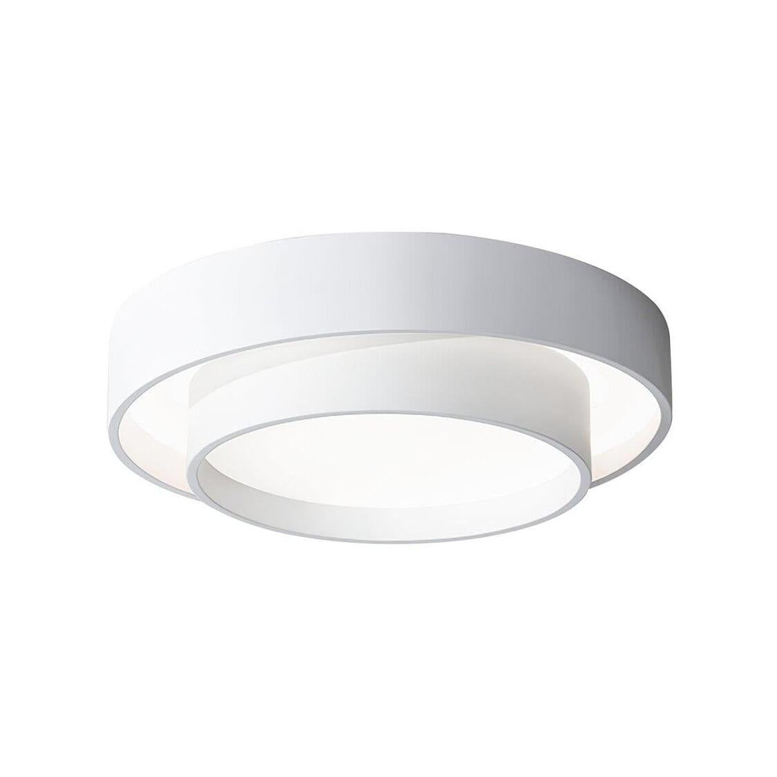 Round Double Layer Ceiling Light – Nordic Acrylic Flush Mount Design