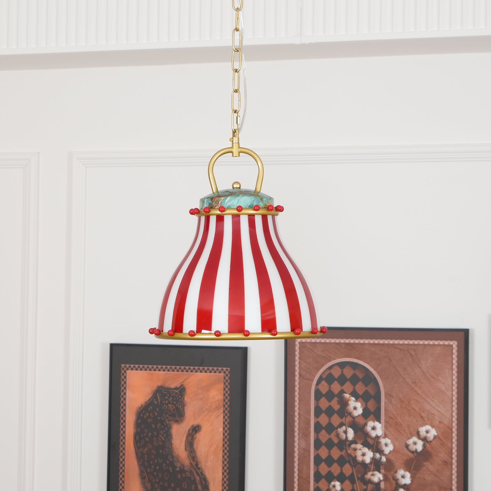 Circus Pendant Light for Children's Room - Macaron Glass Pendant Light