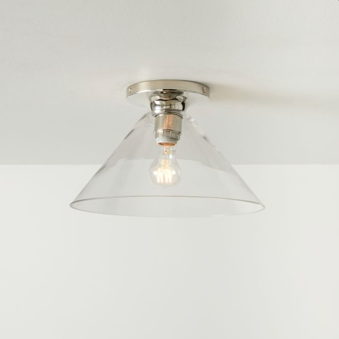 Plafonnier encastré Conica Cone – Plafonnier en verre pour espaces modernes
