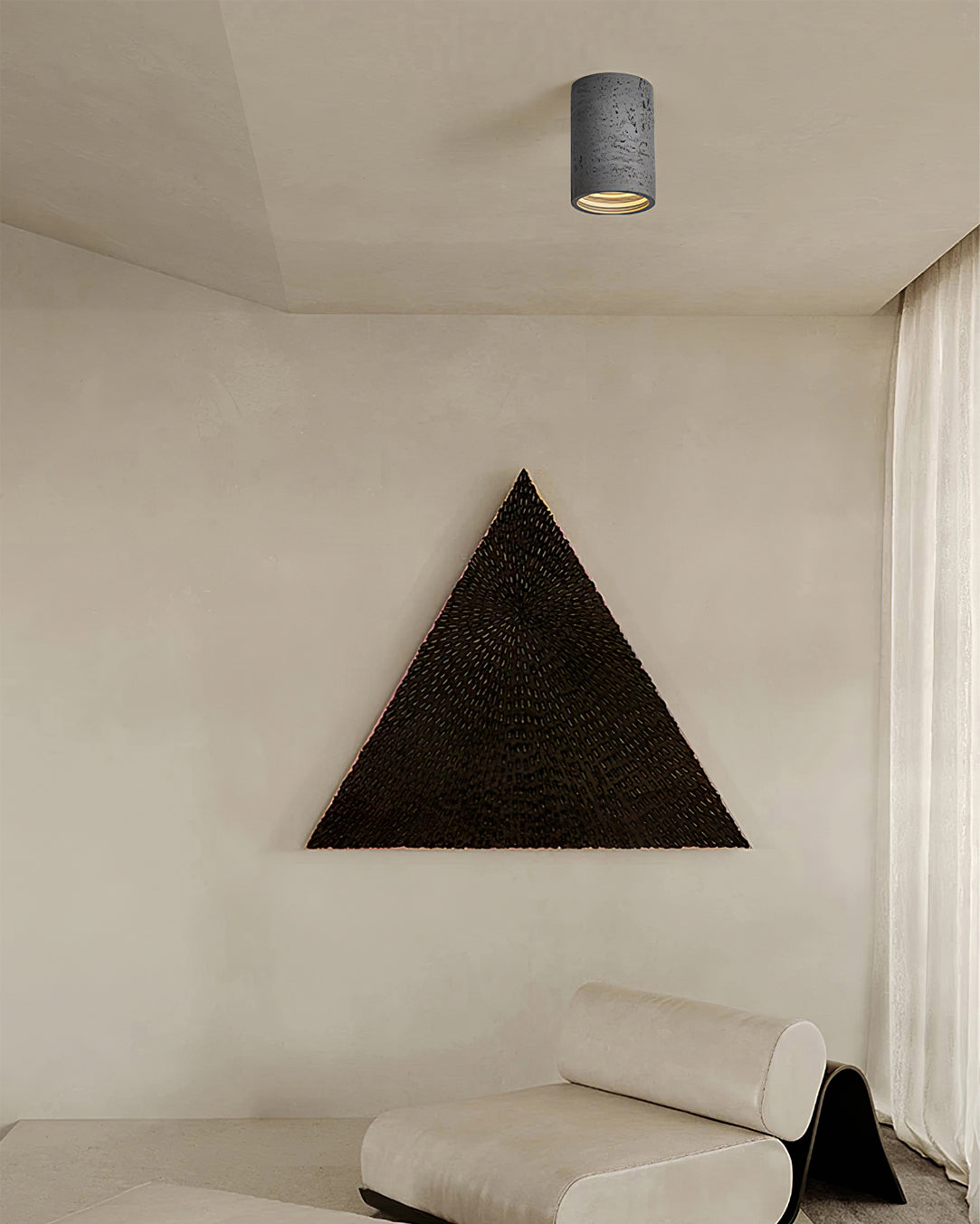 Contemporary Interior Design Solution in Brick Red