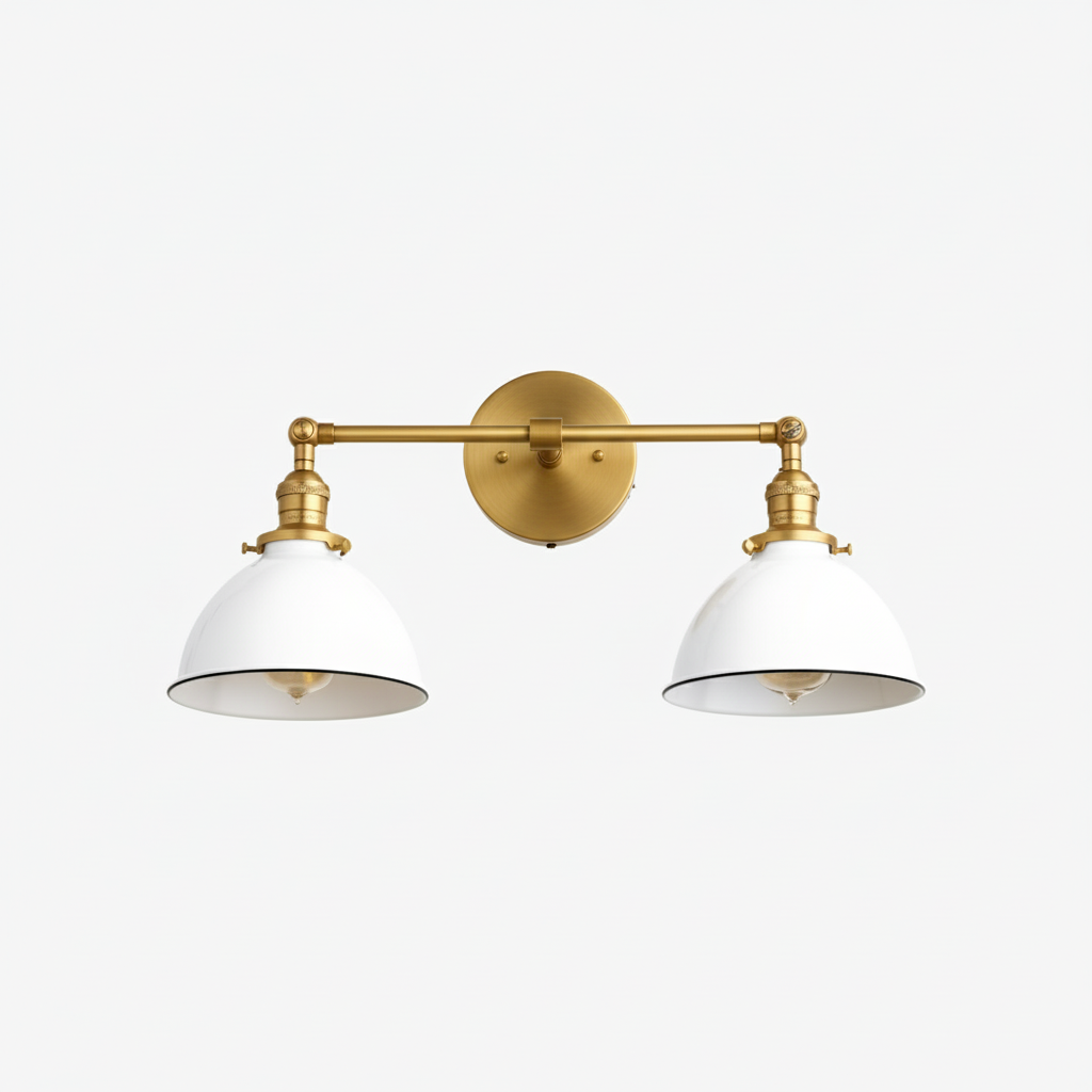 Conique Metal Industrial Vanity Light  - Modern Bathroom Lighting Fixture