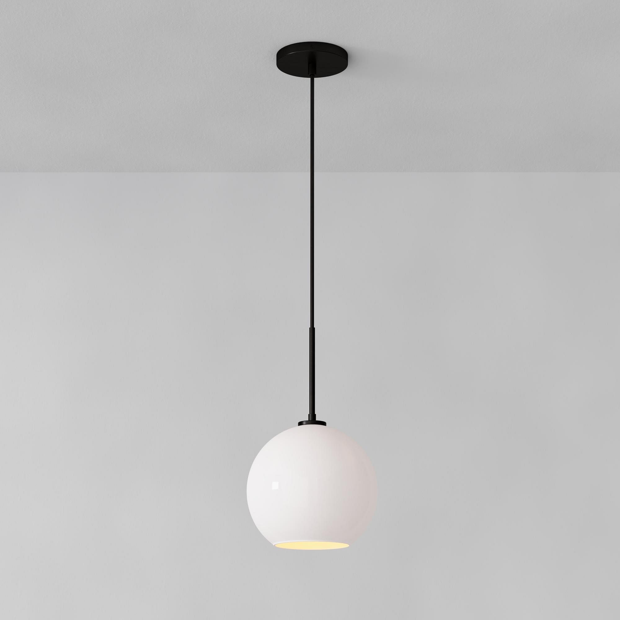 Selvion Sculptural Globe Pendant Light - Modern Glass Pendant Lamp - Sleek Design
