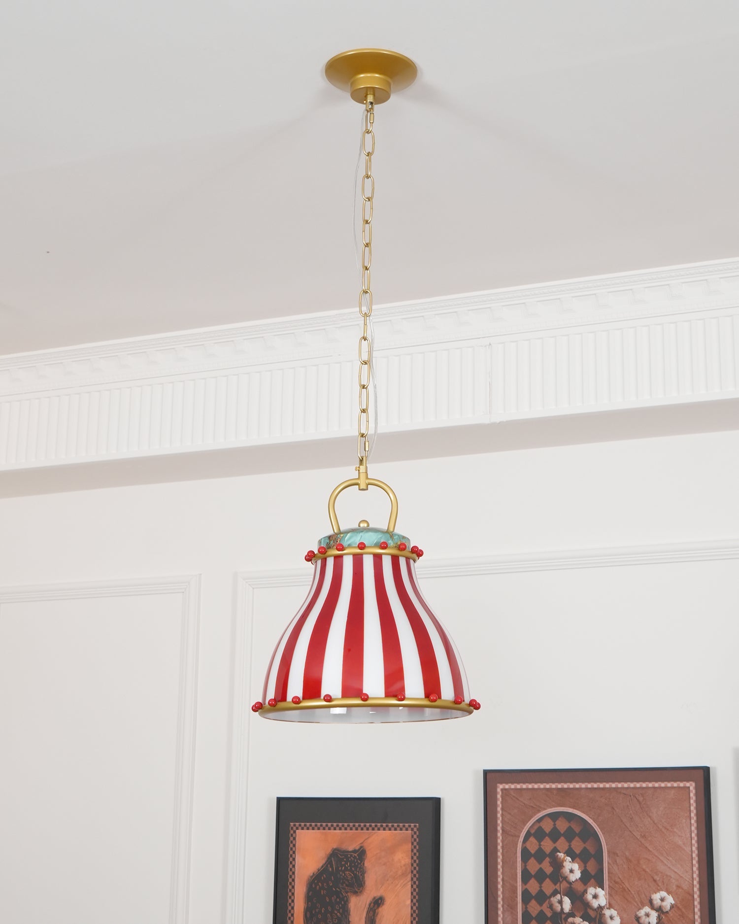 Circus Pendant Light for Children's Room - Macaron Glass Pendant Light