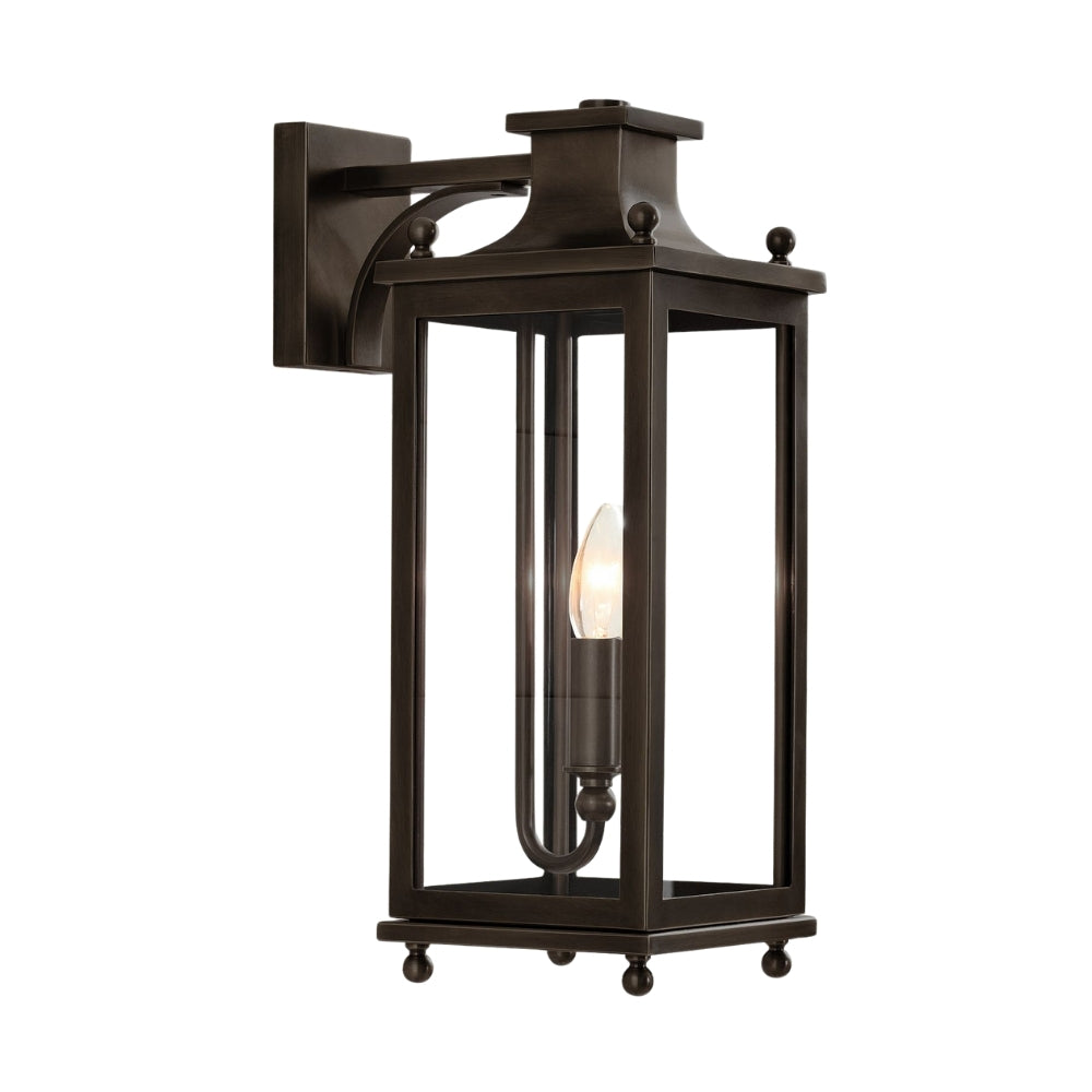 Yolvira Outdoor Wall Light Sconce - Versatile Metal Lantern