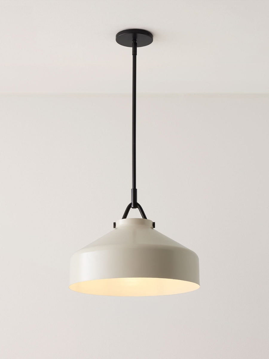 Suspension minimaliste en métal Morandi : un charme doux et subtil