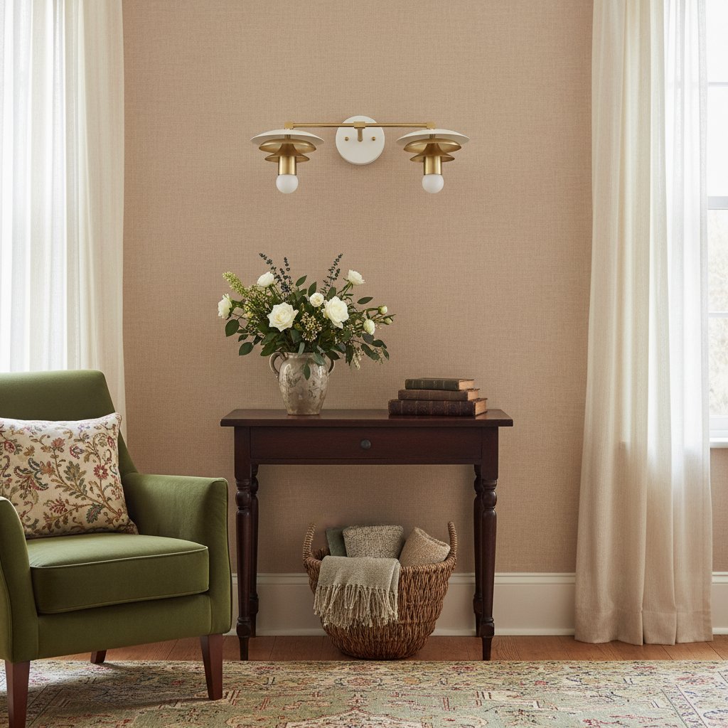 Artivo Layered Brass Vanity Light - Modern Sleek Style Home Bath Accent