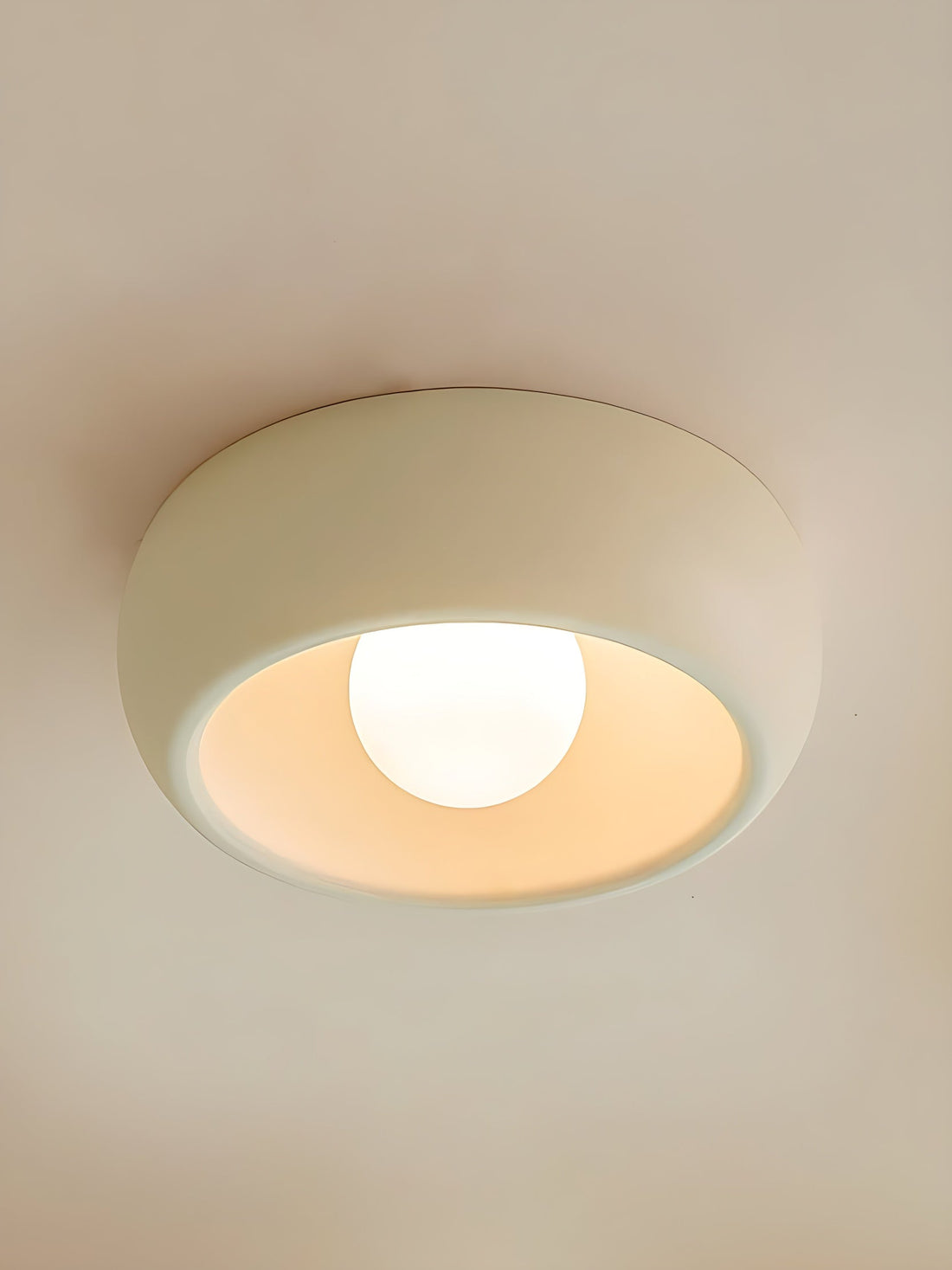 Plafonnier moderne en métal et verre, couleur noyer, pour l'éclairage intérieur