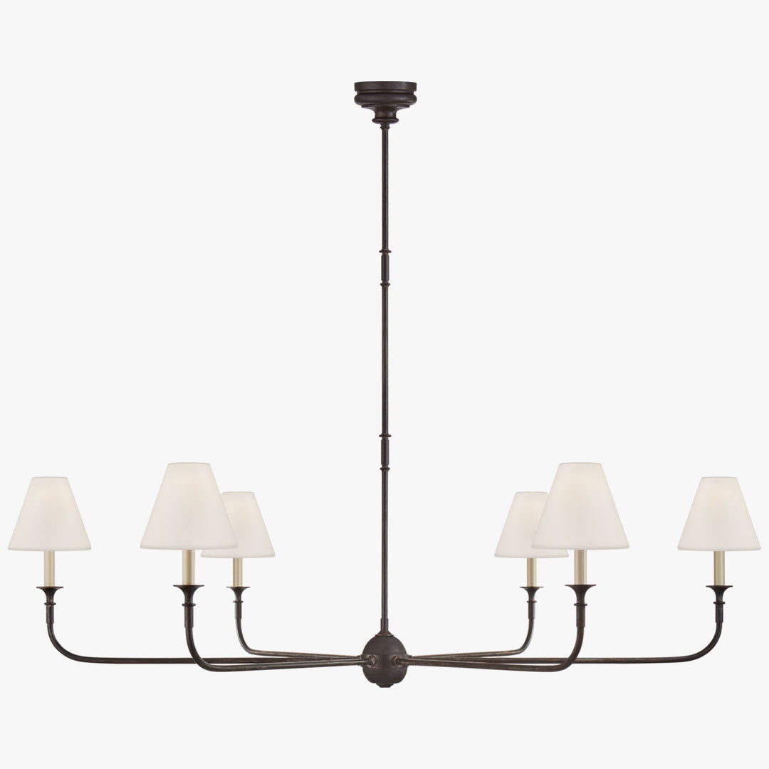 Piaf Grande Modern Industrial Metal Chandelier