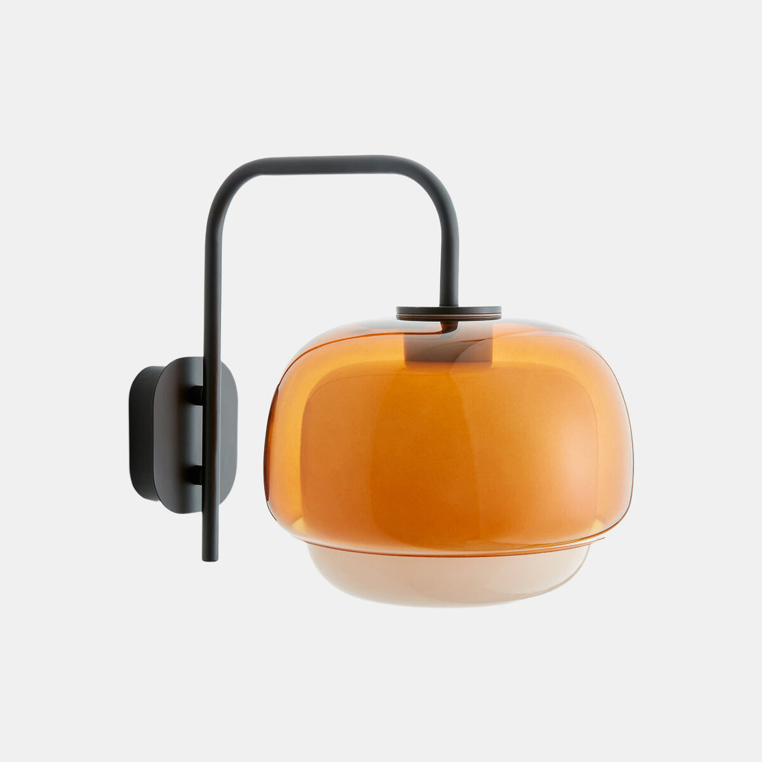 Clinco Colored Modern Vintage Glass Wall Lamp - Soft Mushroom Glow