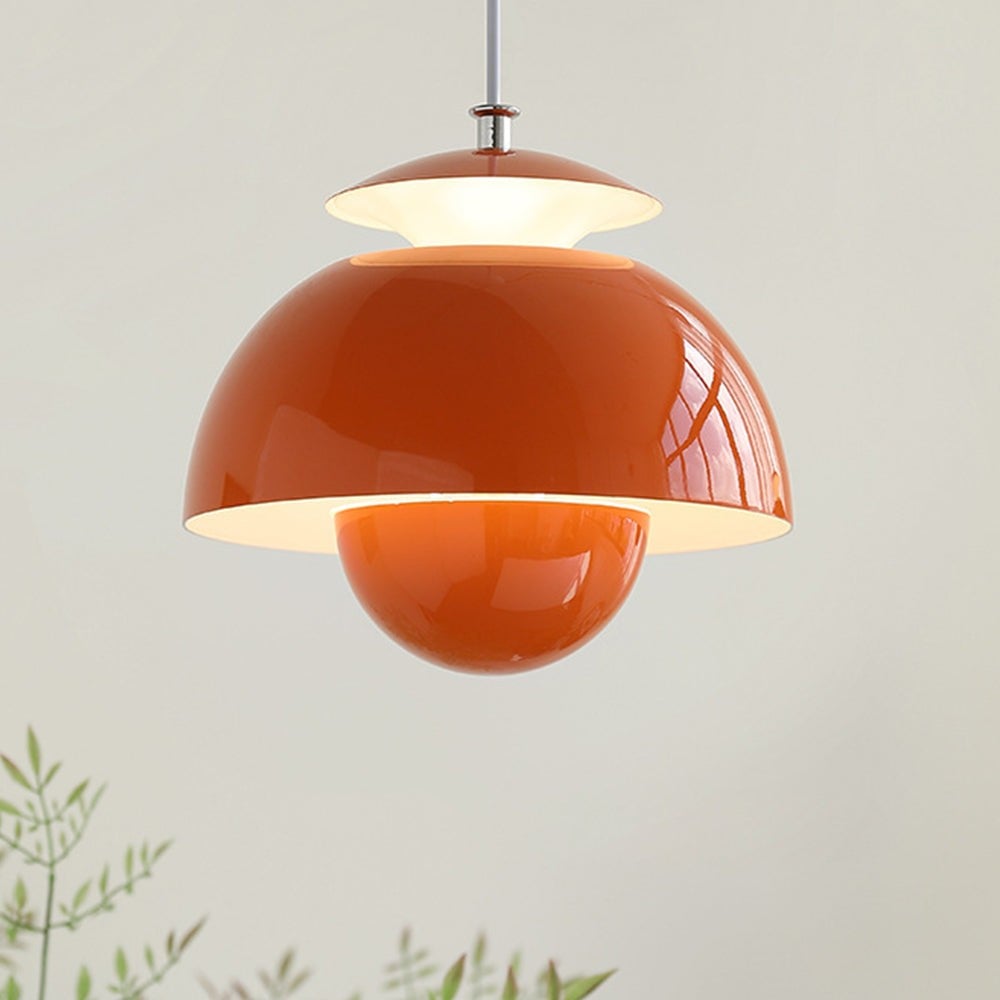 Macaron Flower Bud Metal Pendant Lamp S33