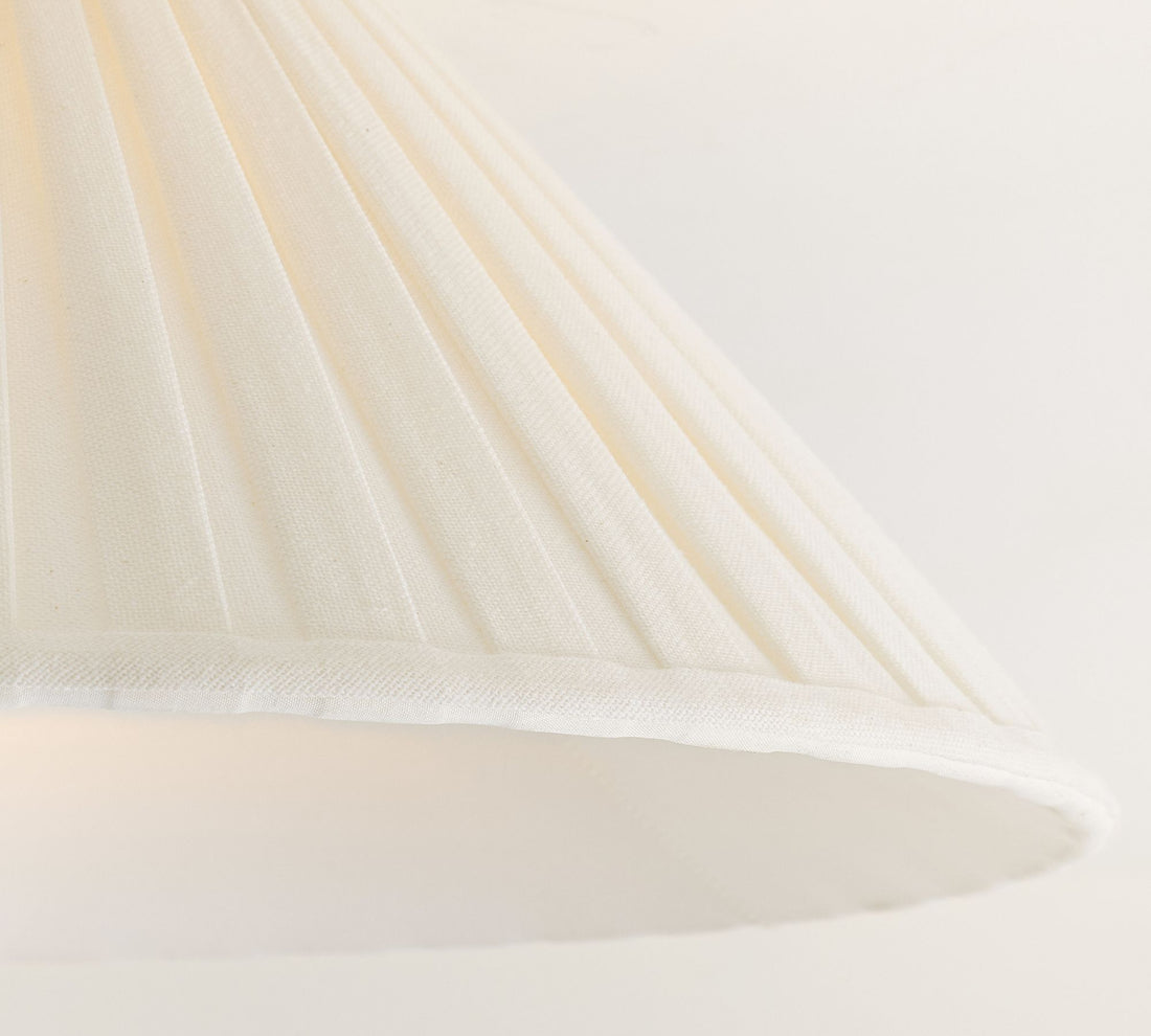 Luvora Fabric Pleated Ceiling Light - Modern Flush Mount for Bedroom