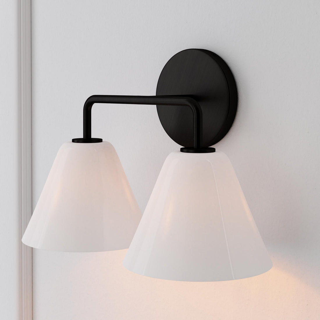 Applique murale Conica Cone - Éclairage moderne en verre à 1, 2 ou 3 lumières