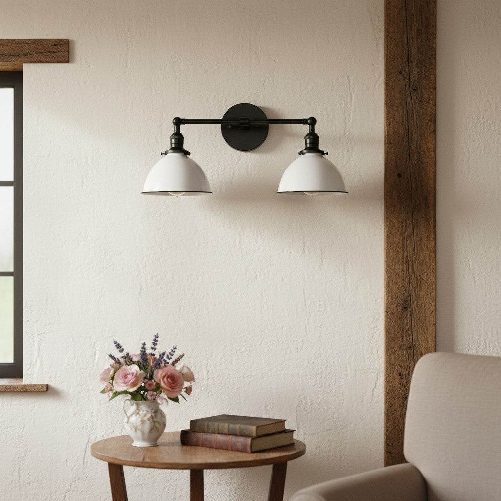 Conique Metal Industrial Vanity Light  - Modern Bathroom Lighting Fixture