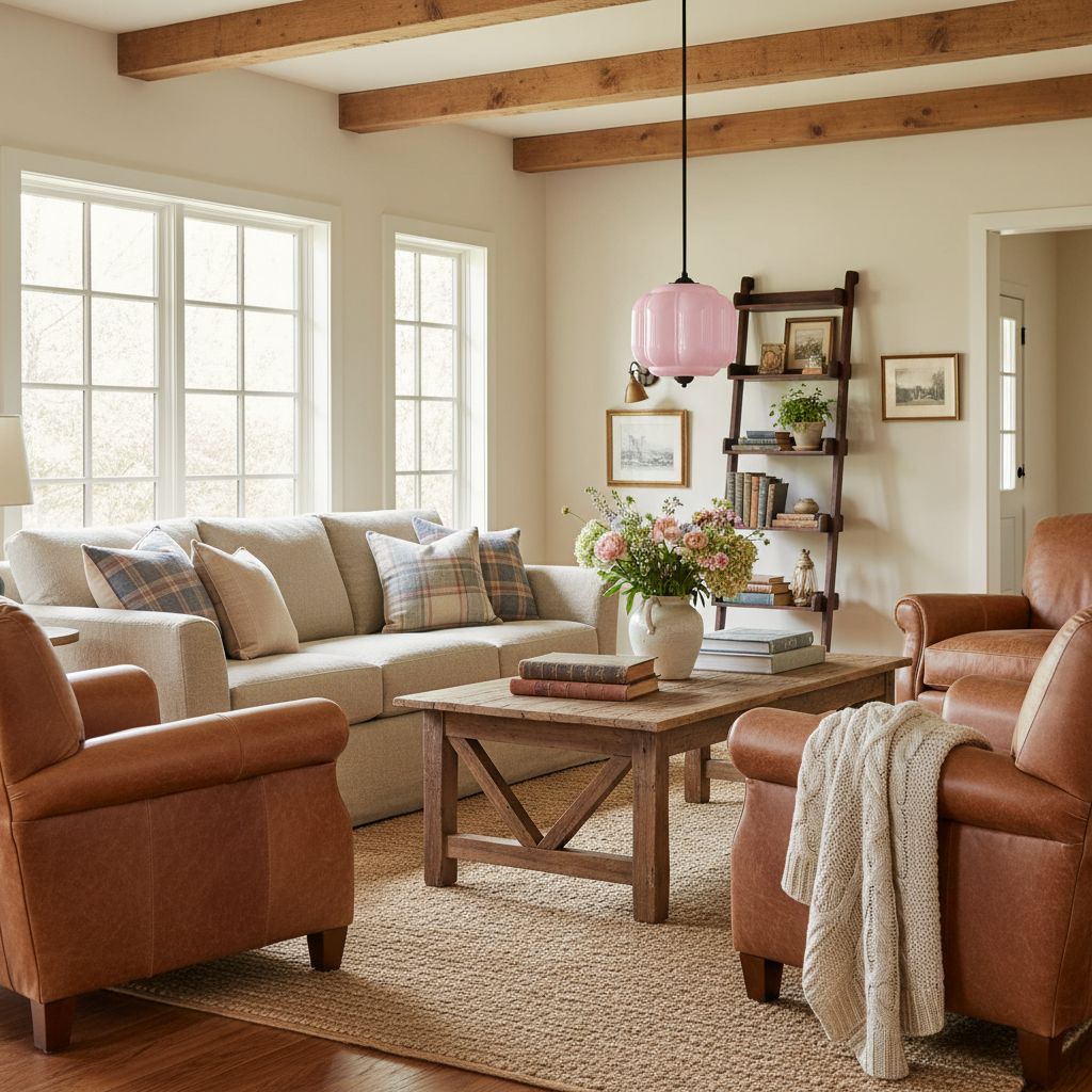 Eloise Vintage Glass Chandelier - Milk Glass Home Accent