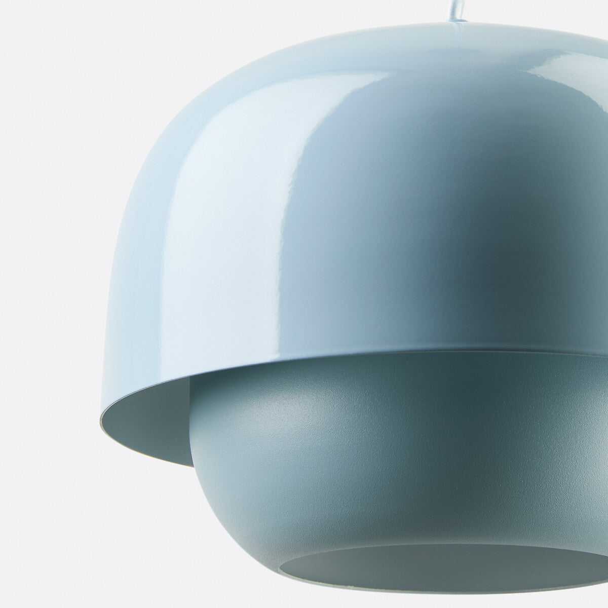 Clinco Retro-Modern Metal Pendant - Dual Shade Dome Light