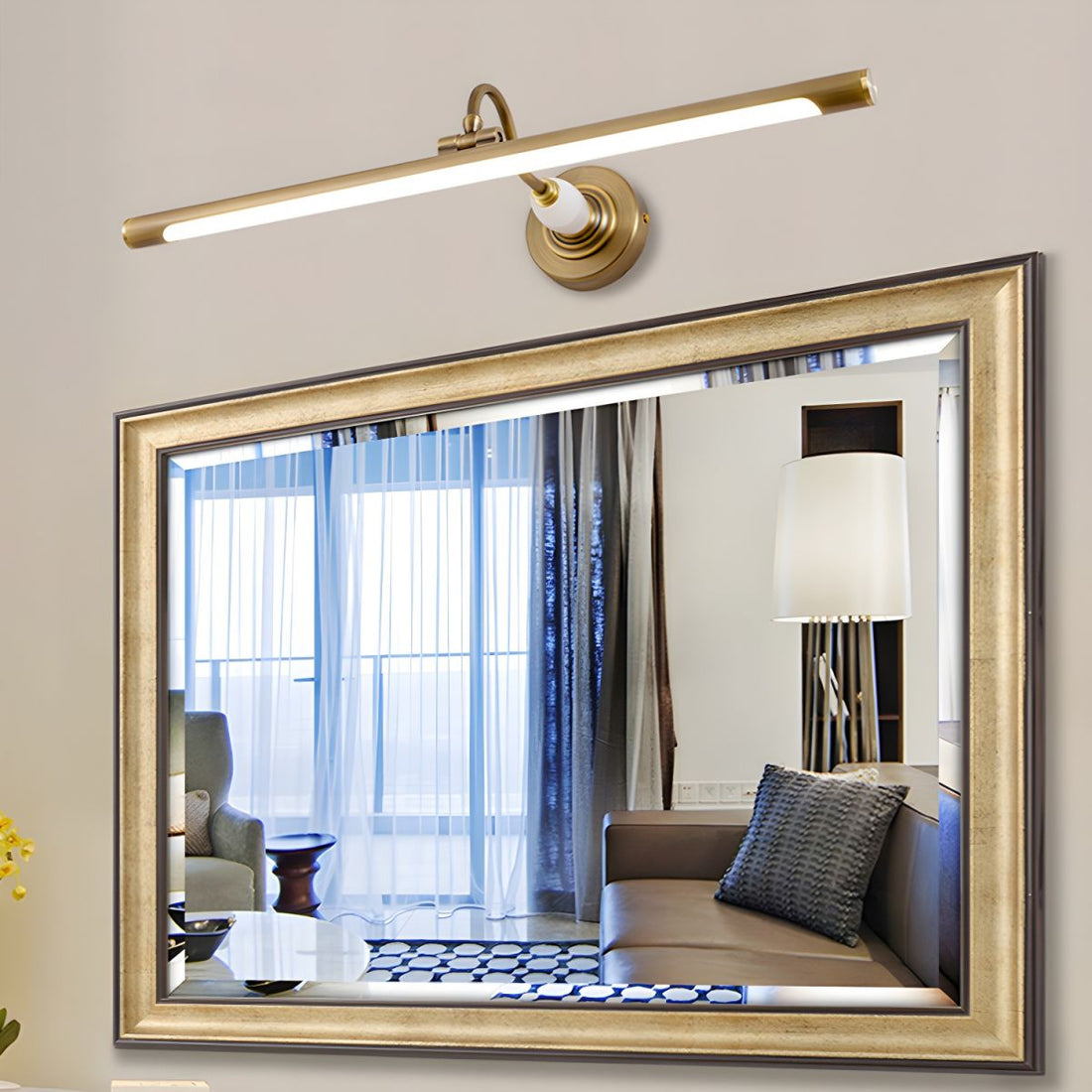 Acrylic Shade Metal Wall Light