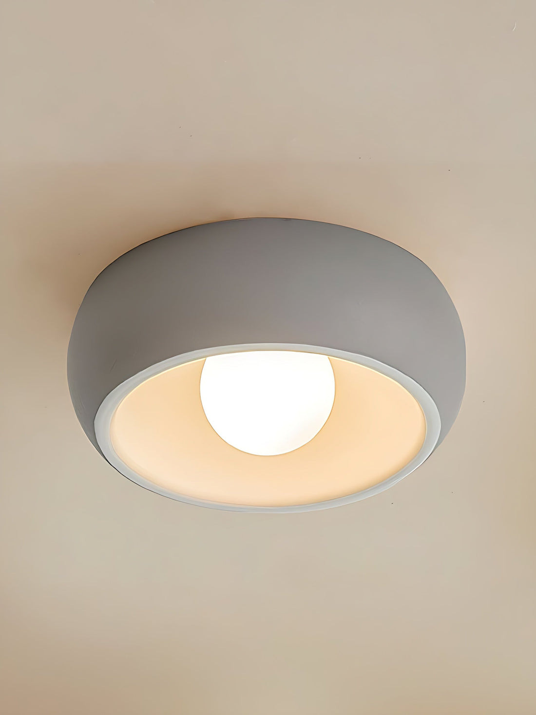 Plafonnier moderne en métal et verre, couleur noyer, pour l'éclairage intérieur