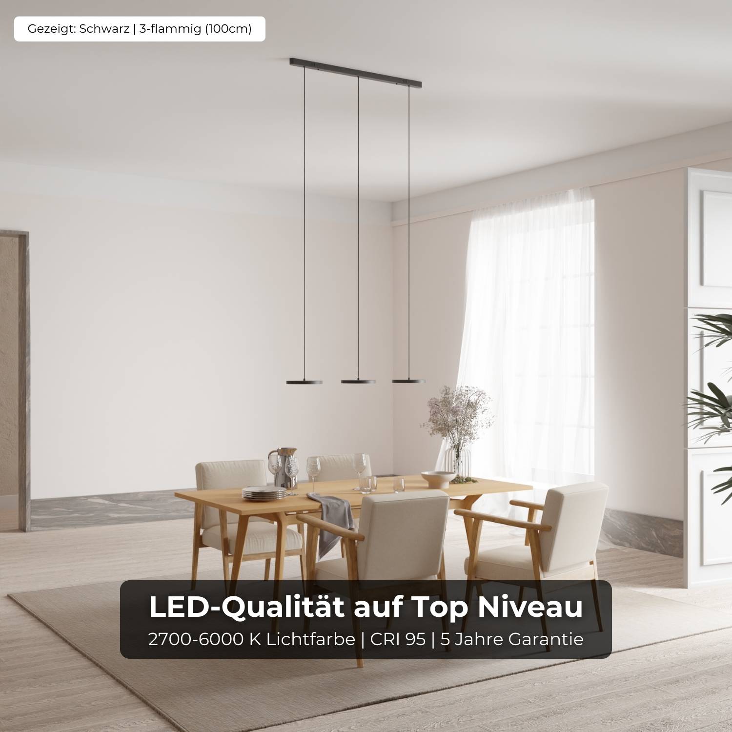 CRI 95 LED Pendant Light by Evanos - Modern Design