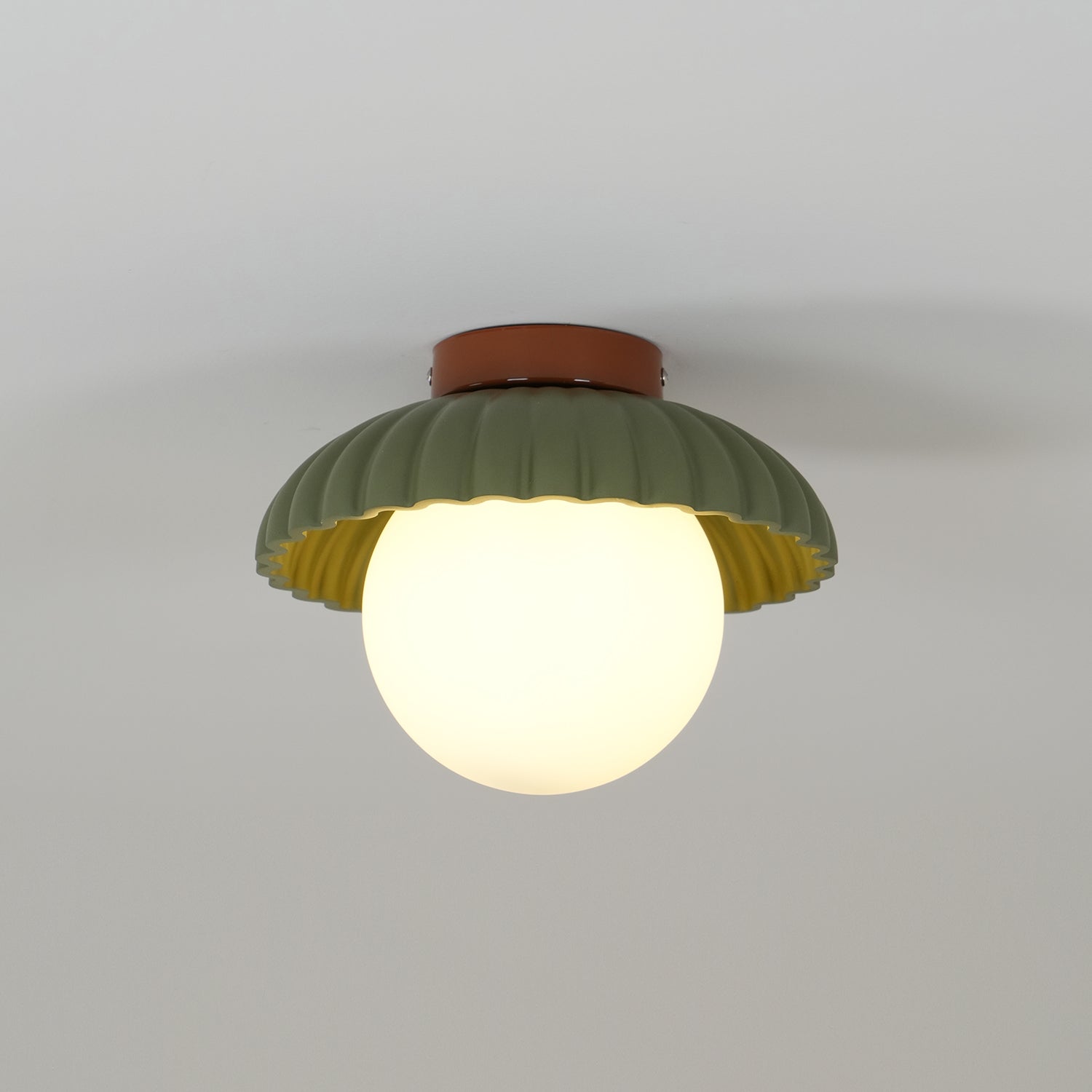 Classy Alien Cream Style Ceiling Light with Classic Round Shape