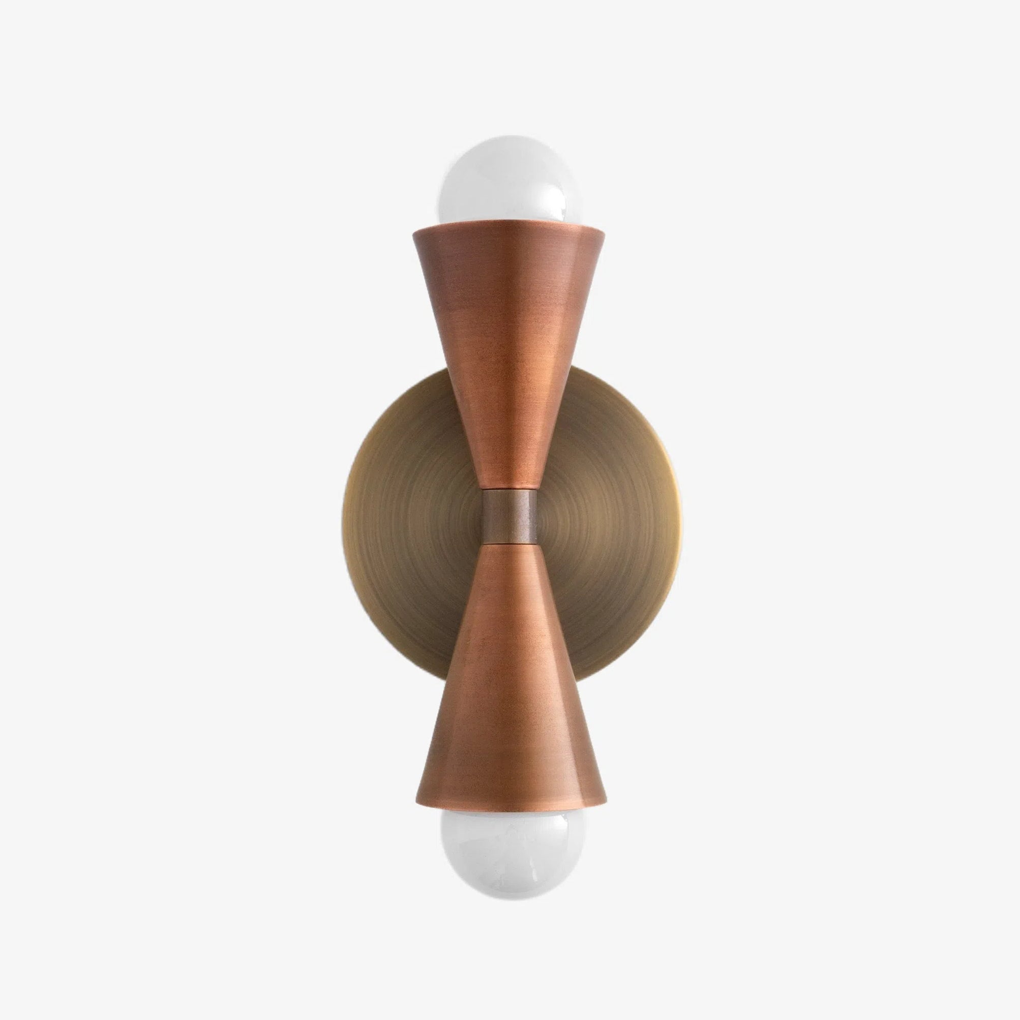 Pyralis Cone Linear Statement Wall Sconce - Modern Two Light Fixture