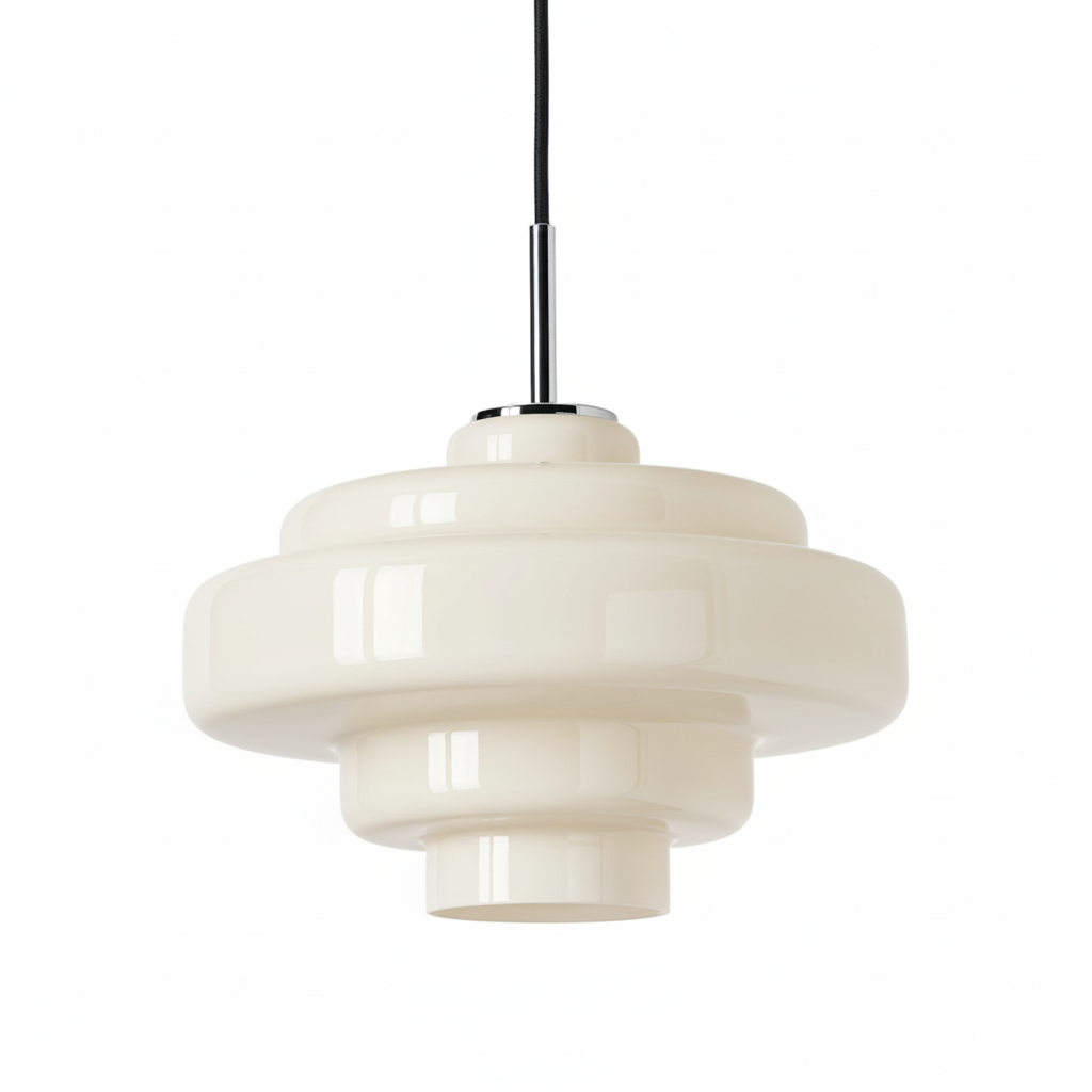 Koloro Millie Glass Pendant Light - Retro Style with Modern Elegance
