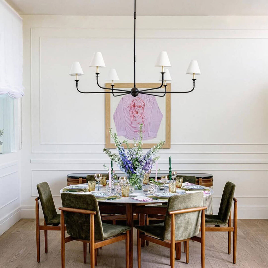 Piaf Grande Modern Industrial Metal Chandelier