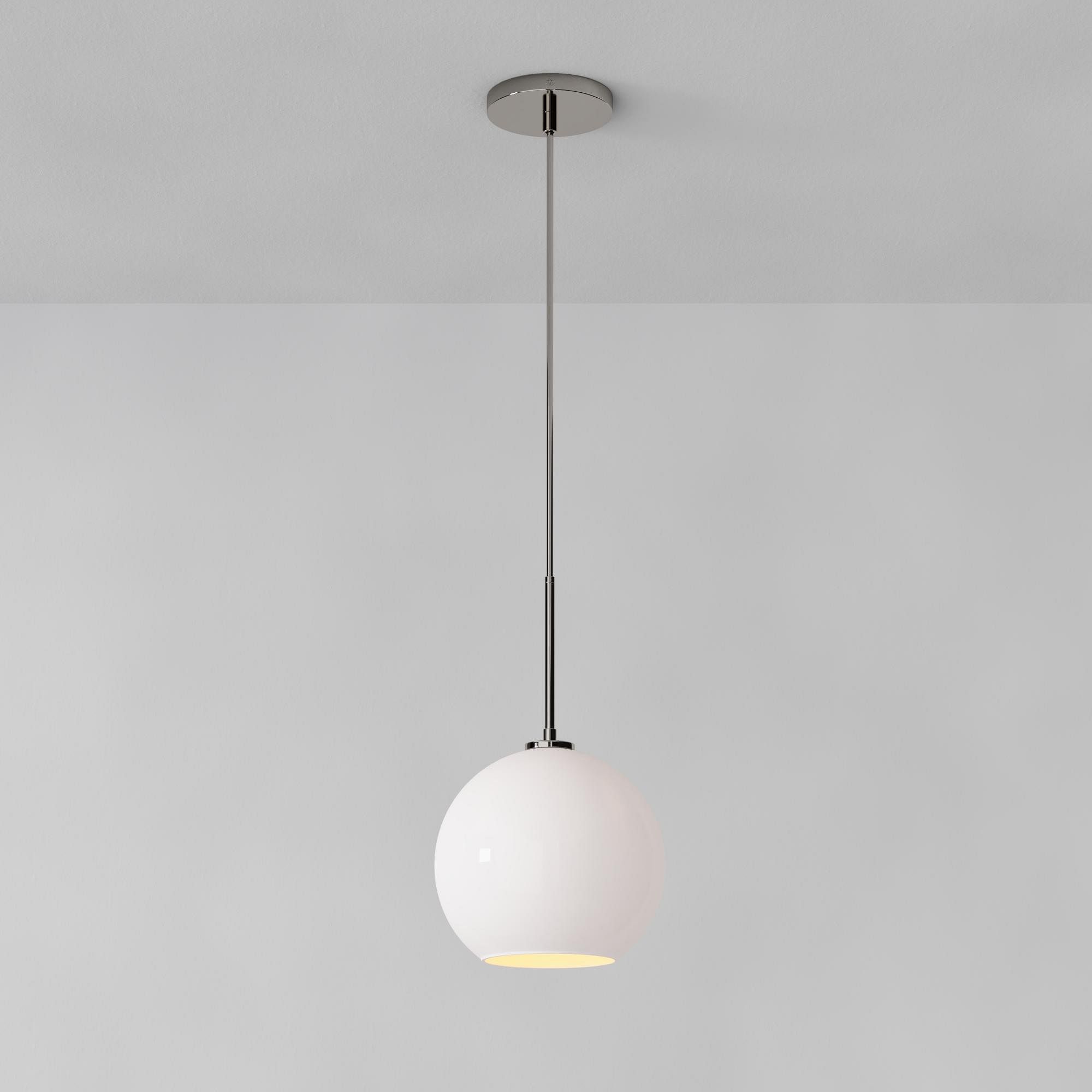 Selvion Sculptural Globe Pendant Light - Modern Glass Pendant Lamp - Sleek Design