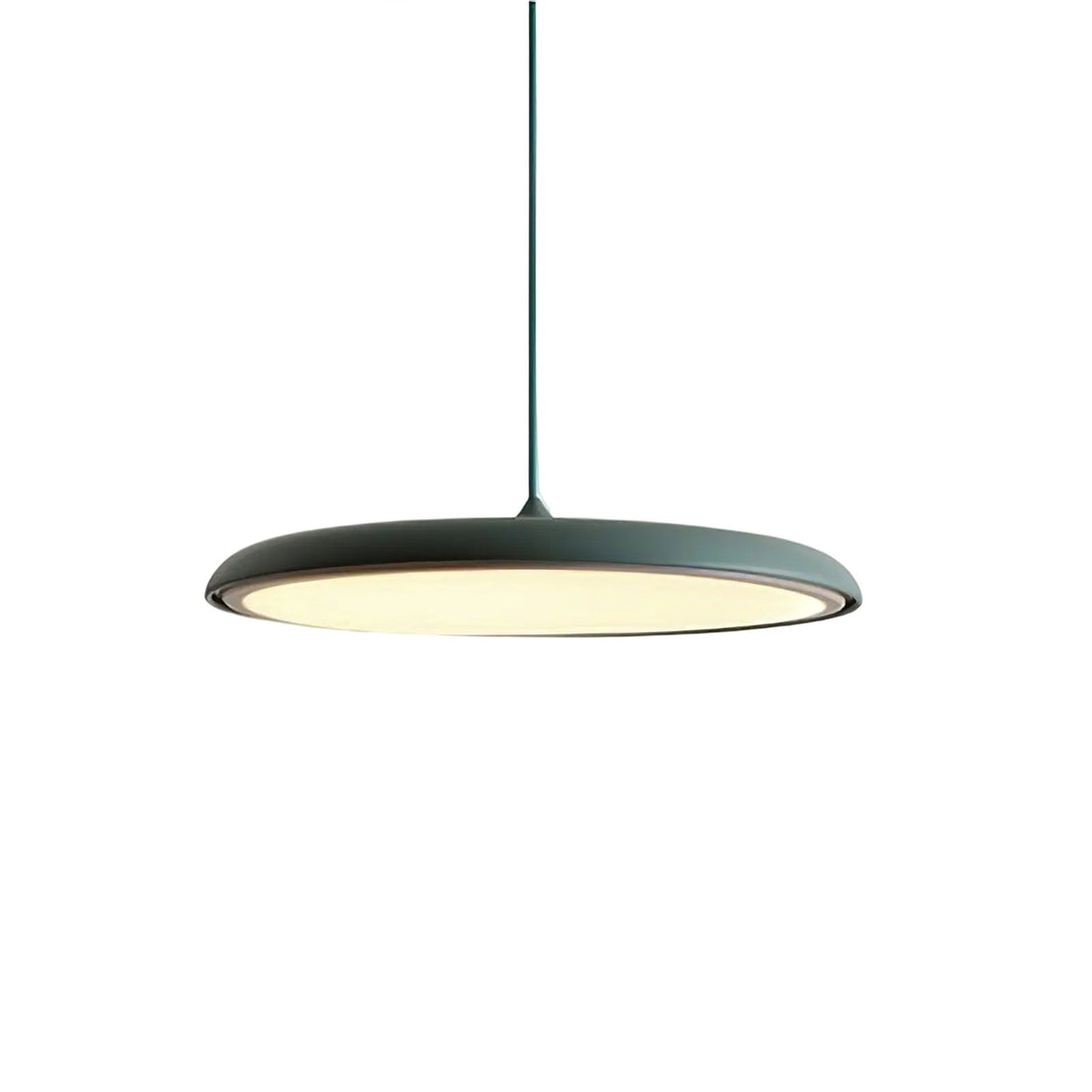 Suspension Macaron - Décoration contemporaine en métal acrylique bleu foncé