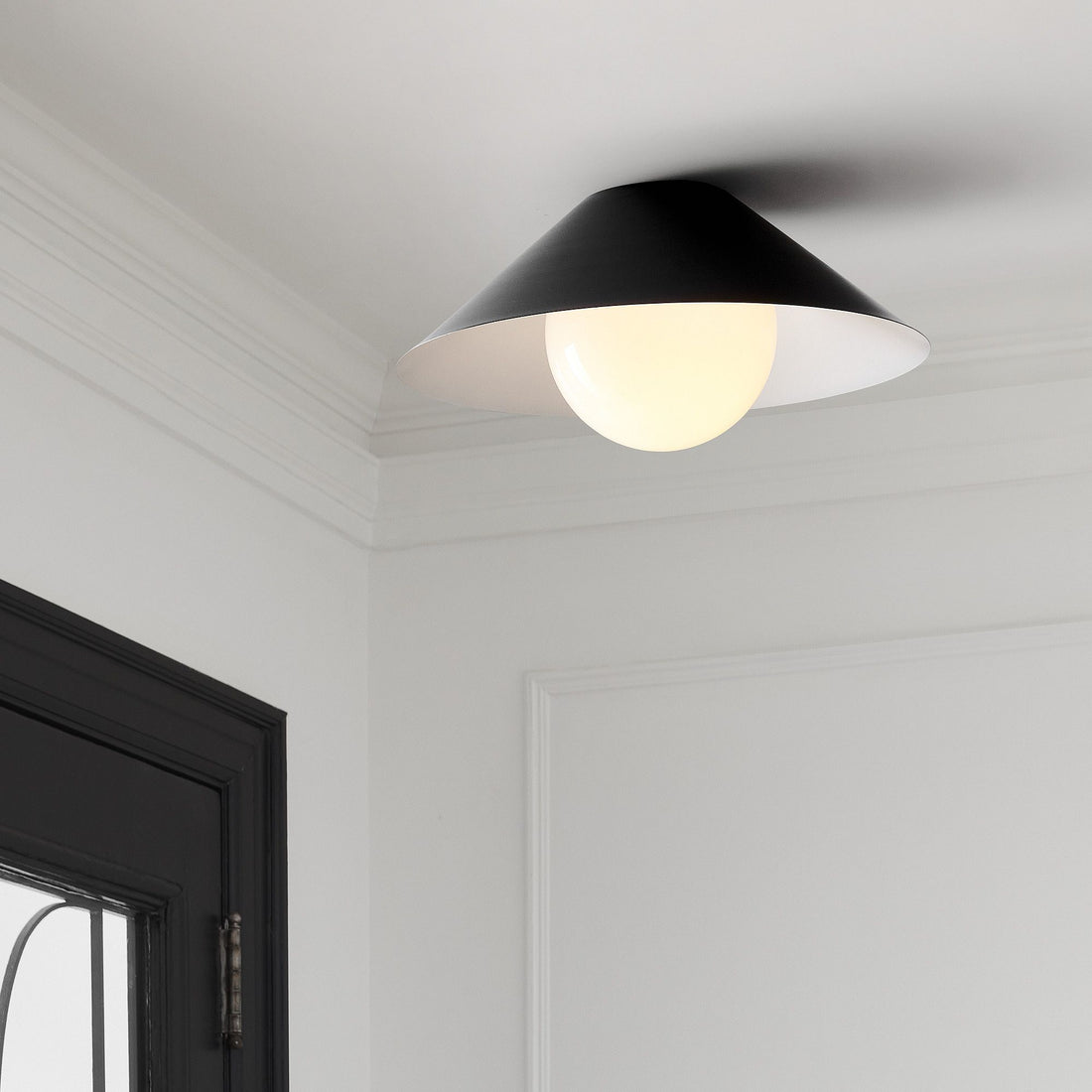 Plafonnier semi-encastré Brivana - Éclairage moderne pour la maison