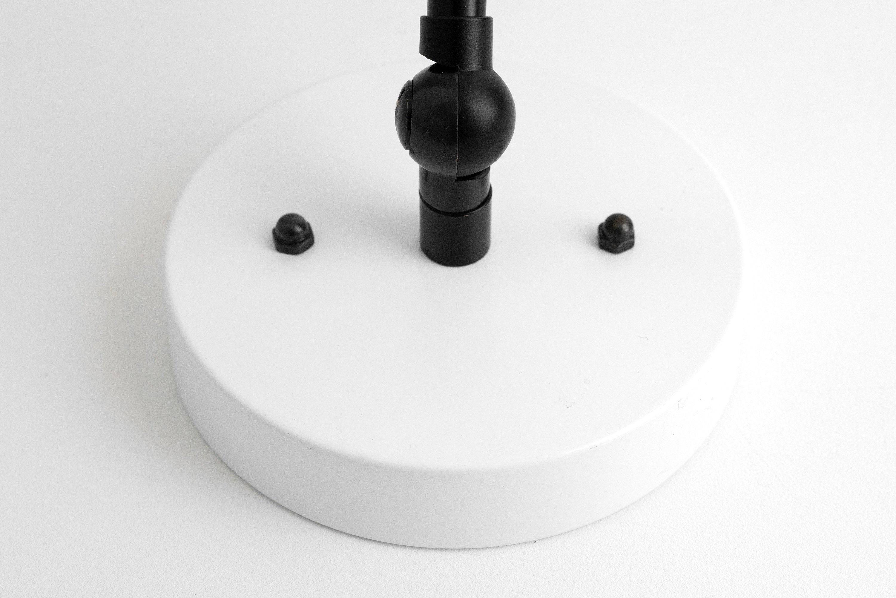 Conique Metal Vintage Industrial Swing Arm Wall Lamp - Adjustable Dome Shade for Study