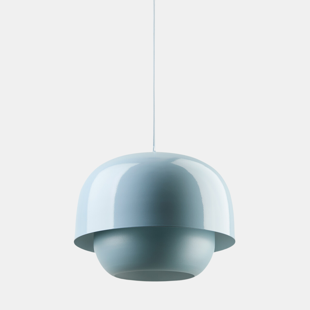 Clinco Retro-Modern Metal Pendant - Dual Shade Dome Light
