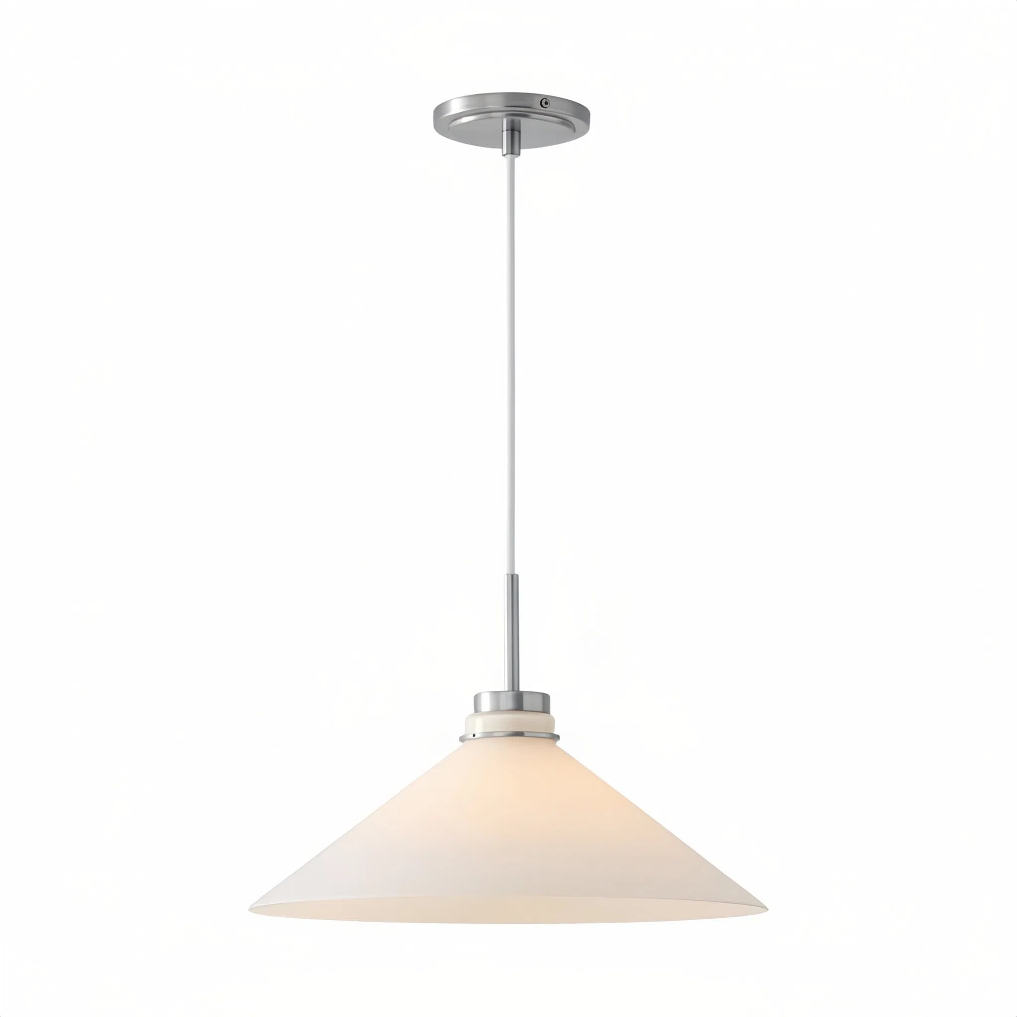 Aurenza Modern Farmhouse Pendant Light - Adjustable Shade for Warm Ambiance