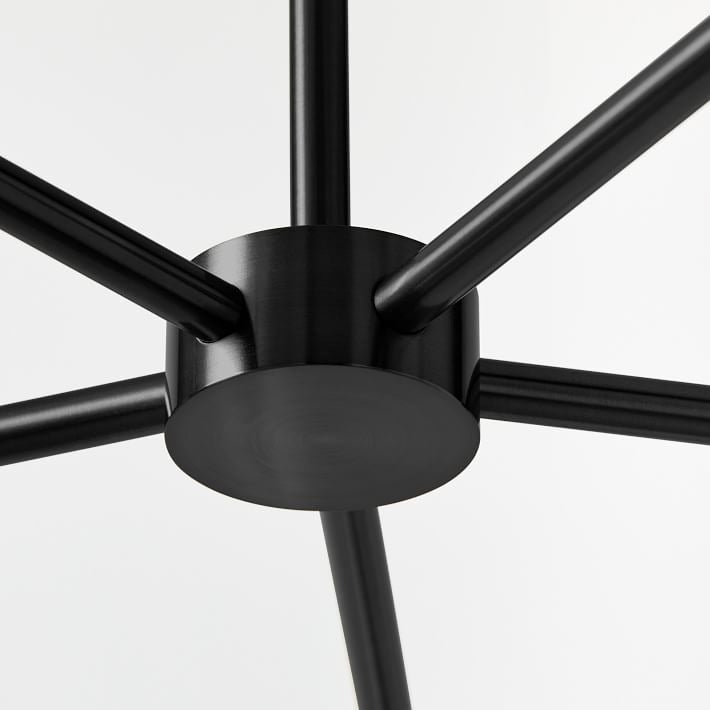 Conica Sculptural 5-Light Cone Chandelier - Modern Glass Lighting for Home