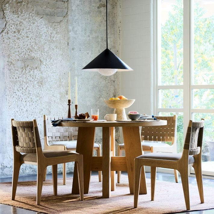 Brivana Adjustable Pendant – Cone Shade Light for Kitchen or Dining