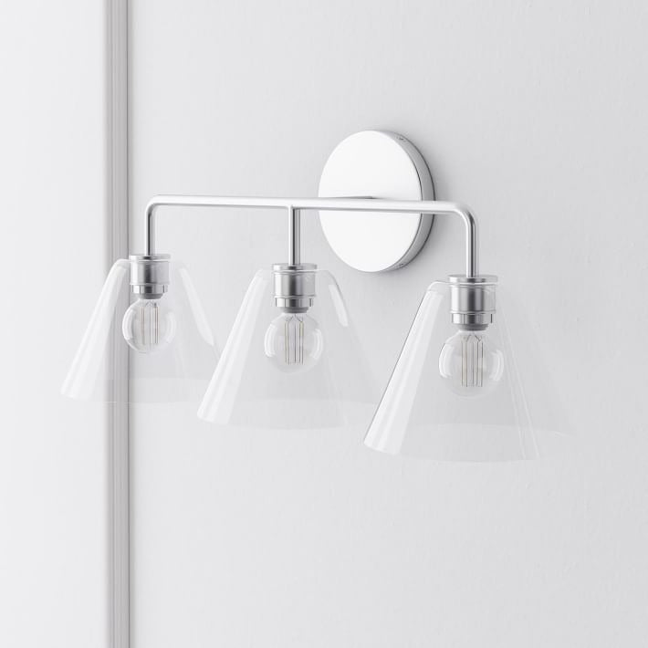 Applique murale Conica Cone - Éclairage moderne en verre à 1, 2 ou 3 lumières